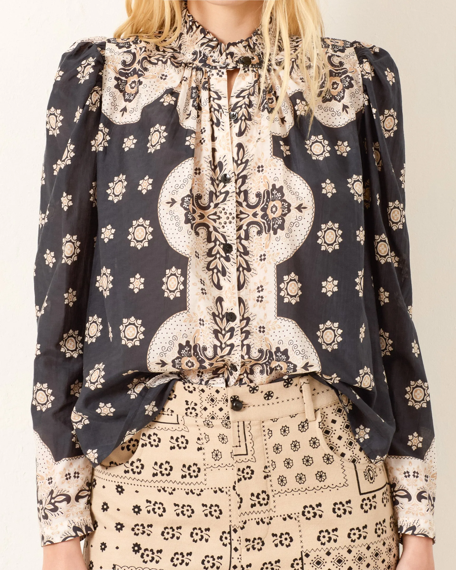 Artemis Bronco Bandana Shirt sold by Alix of Bohemia product image thumbnail 2