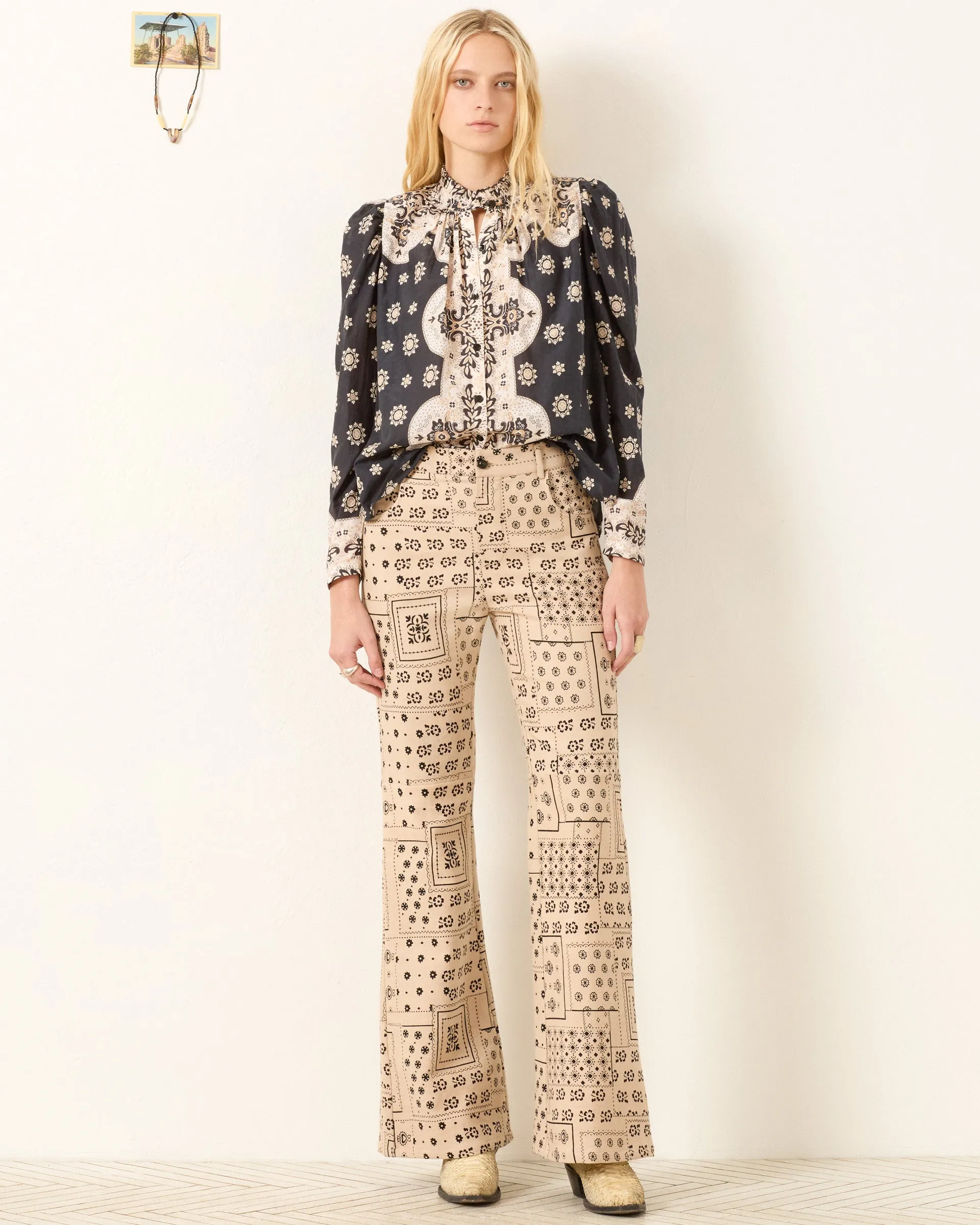 Artemis Bronco Bandana Shirt sold by Alix of Bohemia product image thumbnail 4