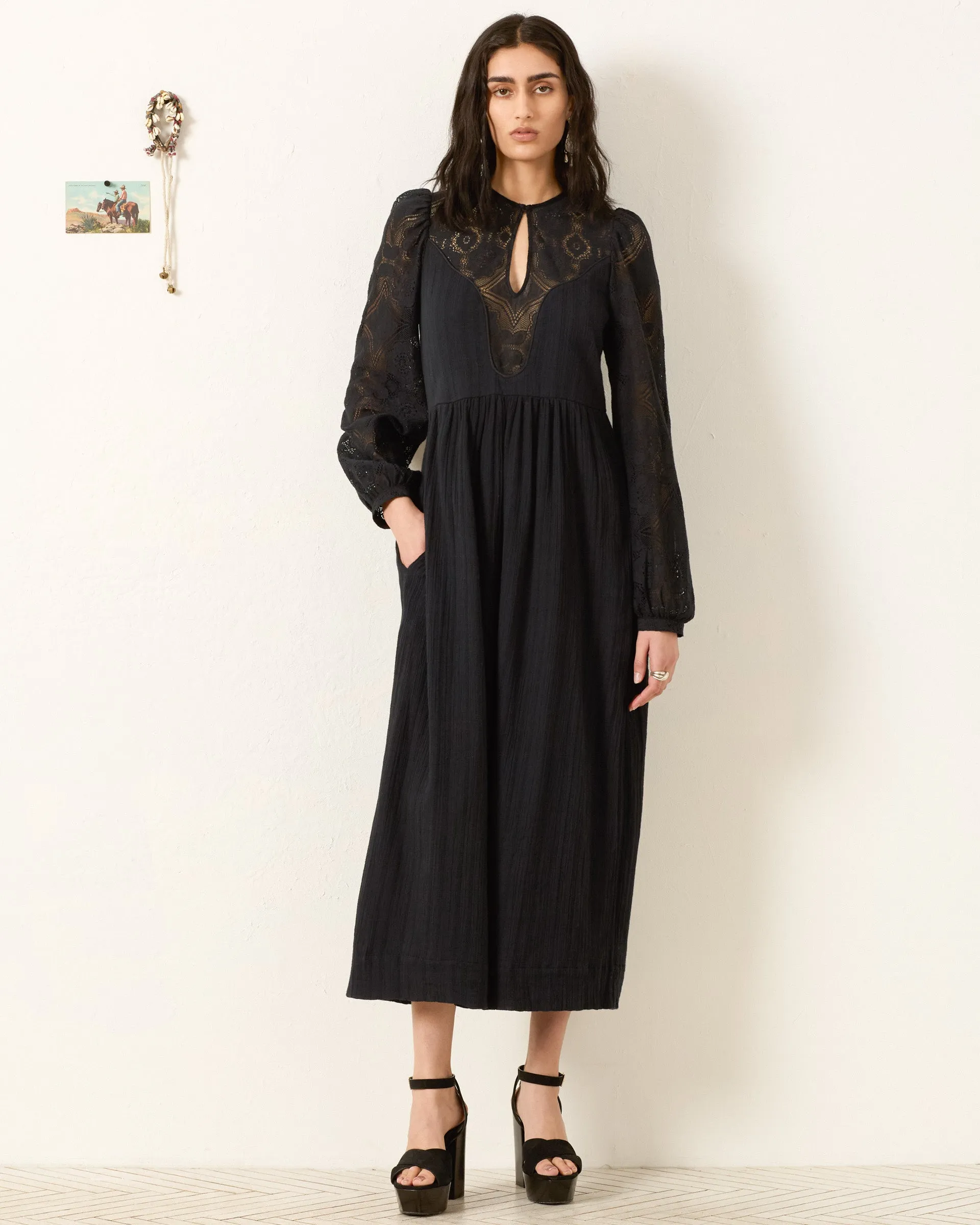 Winifred Shadow Lace Dress sold by Alix of Bohemia