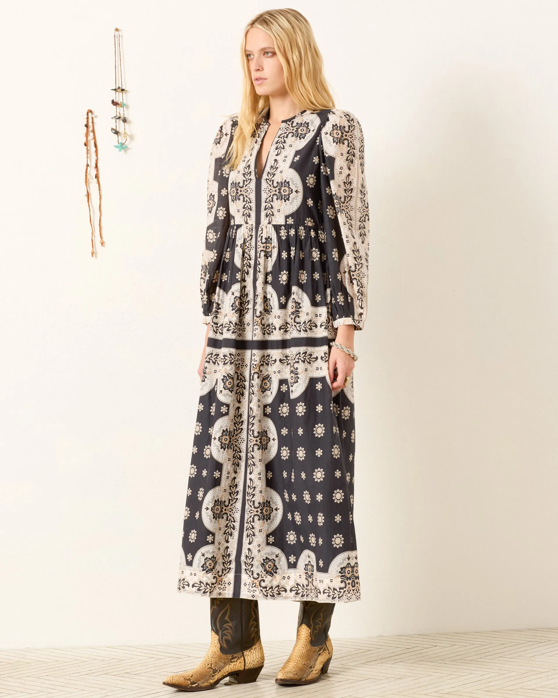 Winifred Bronco Bandana Dress sold by Alix of Bohemia product image thumbnail 3