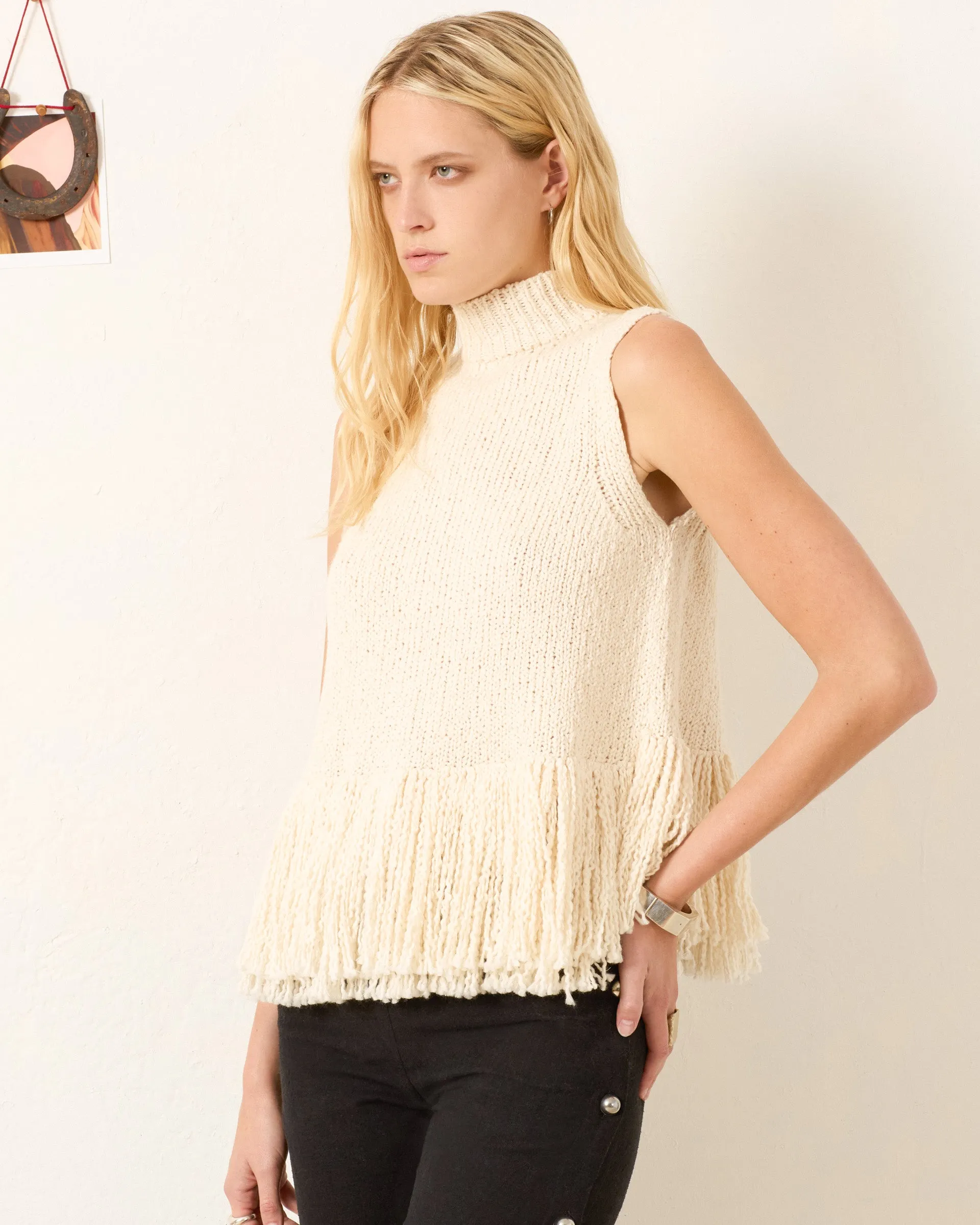 Sonia Snow Fringe Top sold by Alix of Bohemia product image thumbnail 2