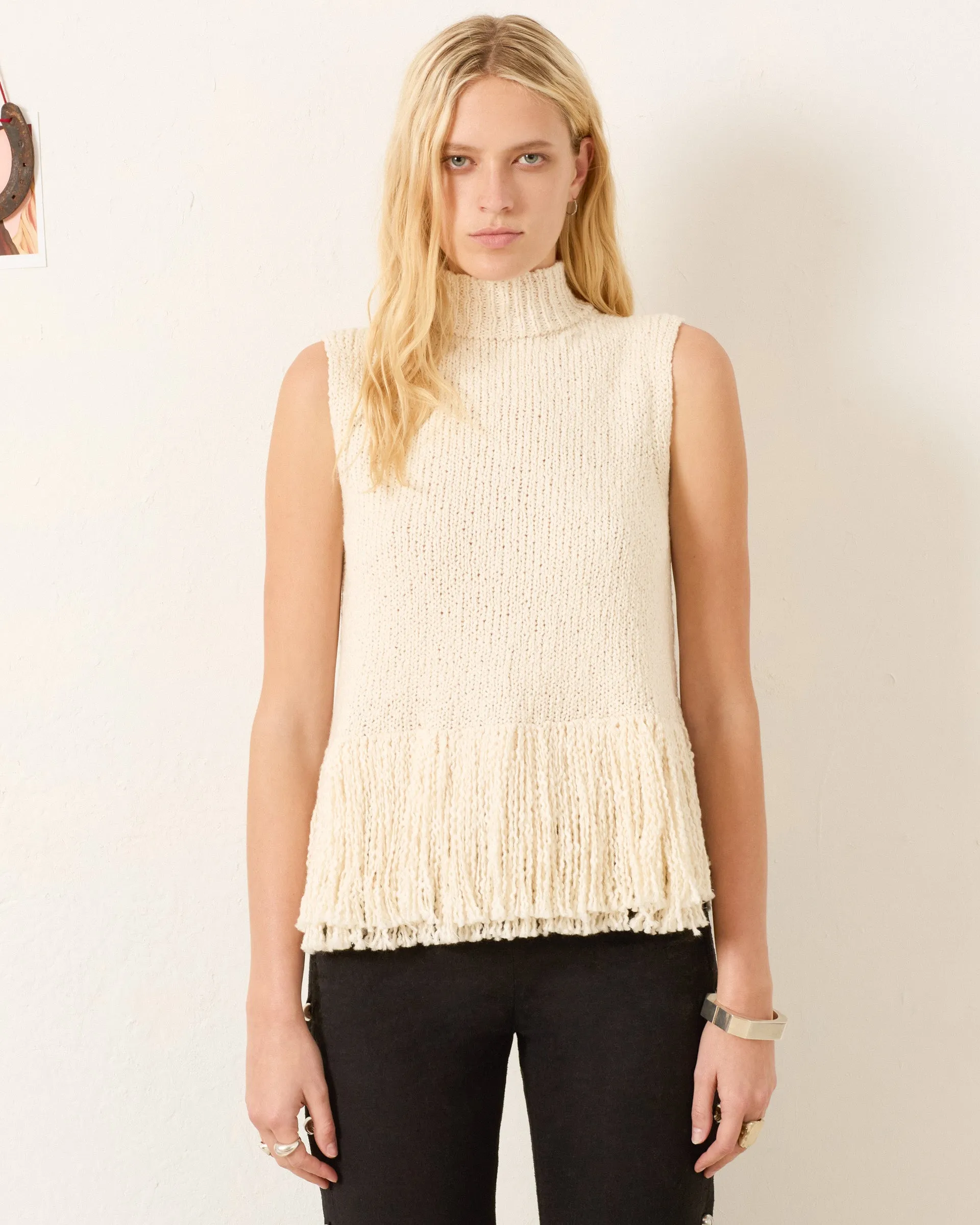 Sonia Snow Fringe Top sold by Alix of Bohemia