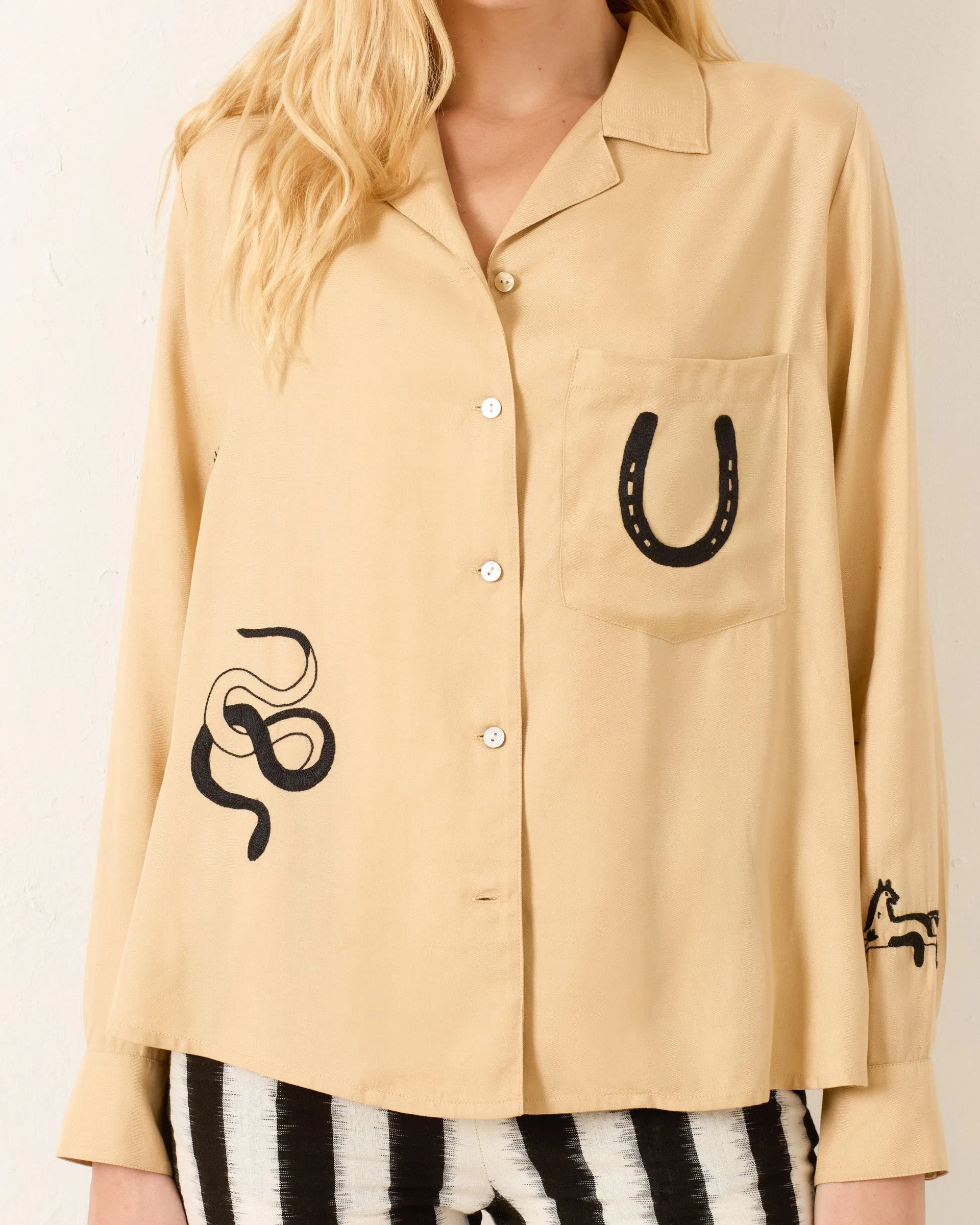 Patti Desert Tattoo Shirt sold by Alix of Bohemia product image thumbnail 4