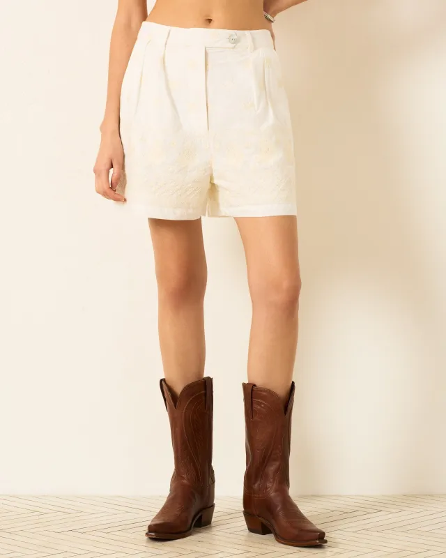 Deena Paisley Pearl Short made by Alix of Bohemia