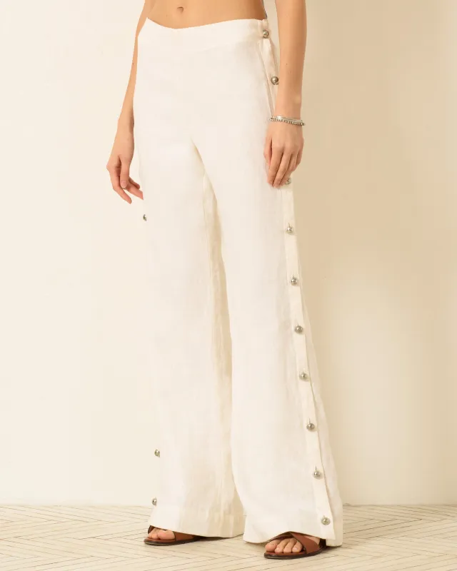 Holland Pearl Linen Pant made by Alix of Bohemia