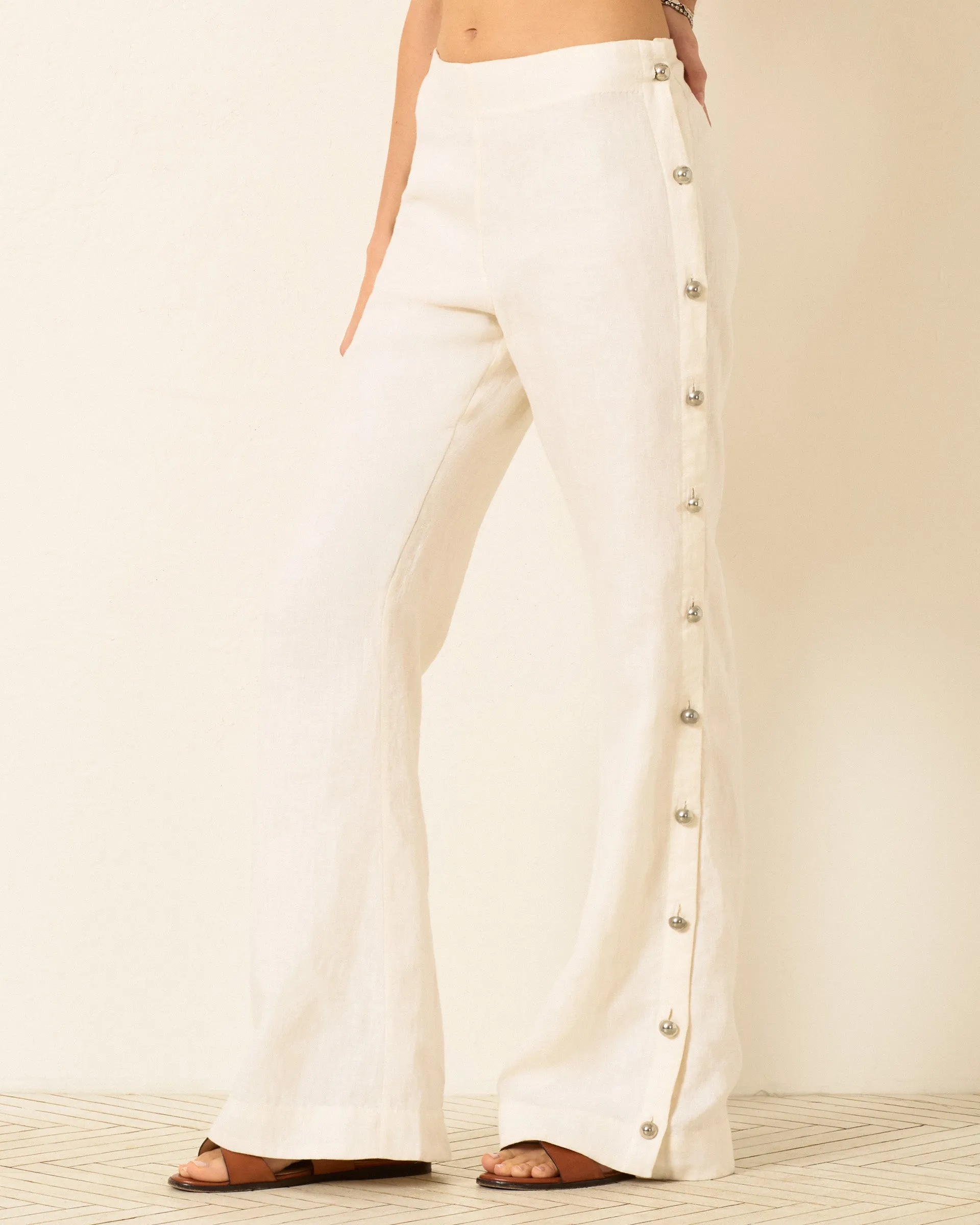 Holland Pearl Linen Pant sold by Alix of Bohemia product image thumbnail 4