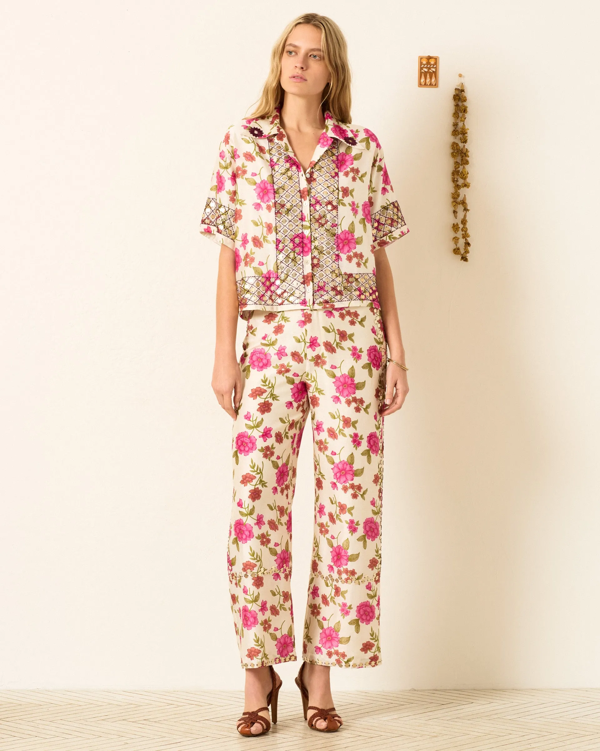 Stevie Camellia Coin Shirt sold by Alix of Bohemia product image thumbnail 4