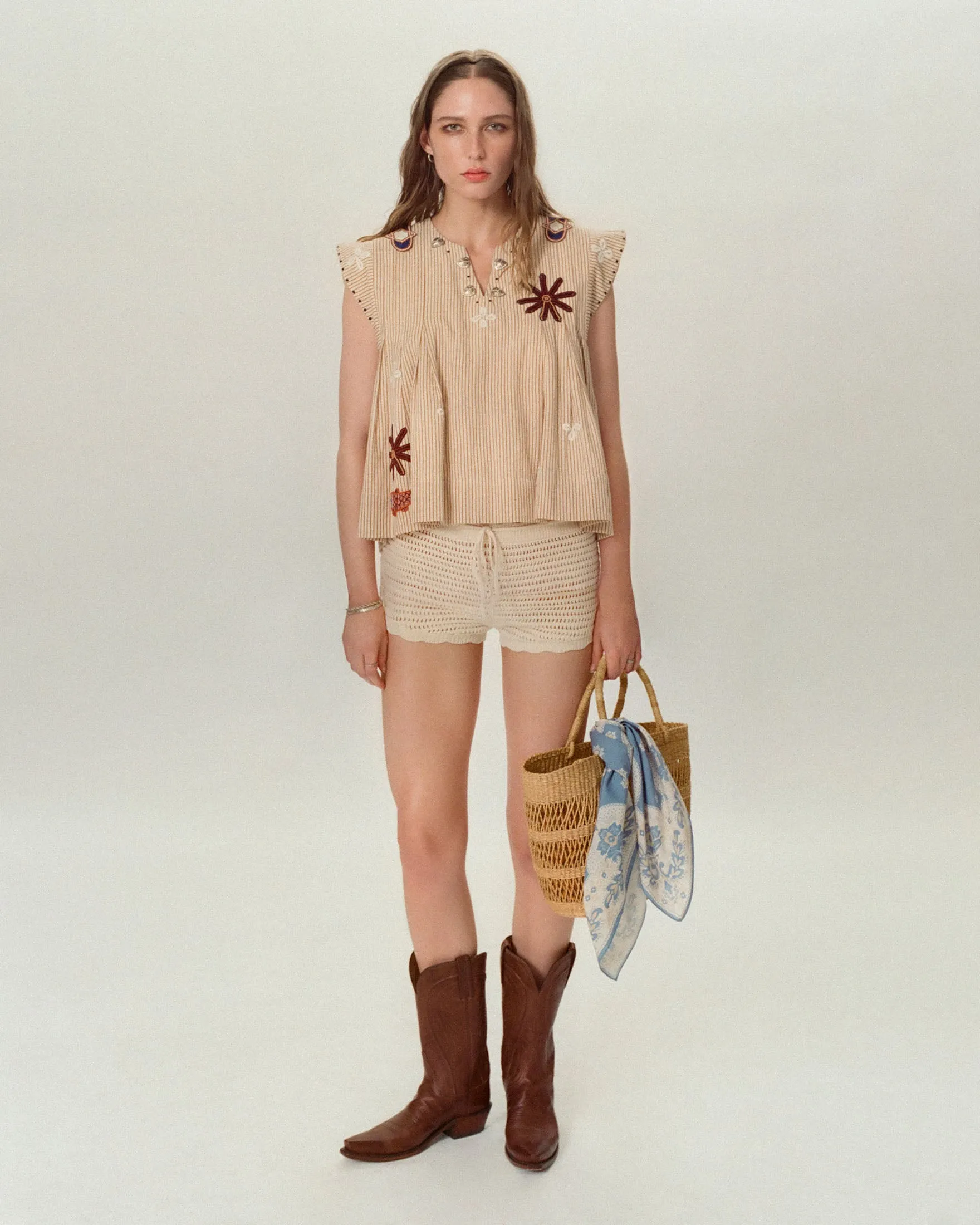 Nadine Cedar Coin Top sold by Alix of Bohemia product image thumbnail 2