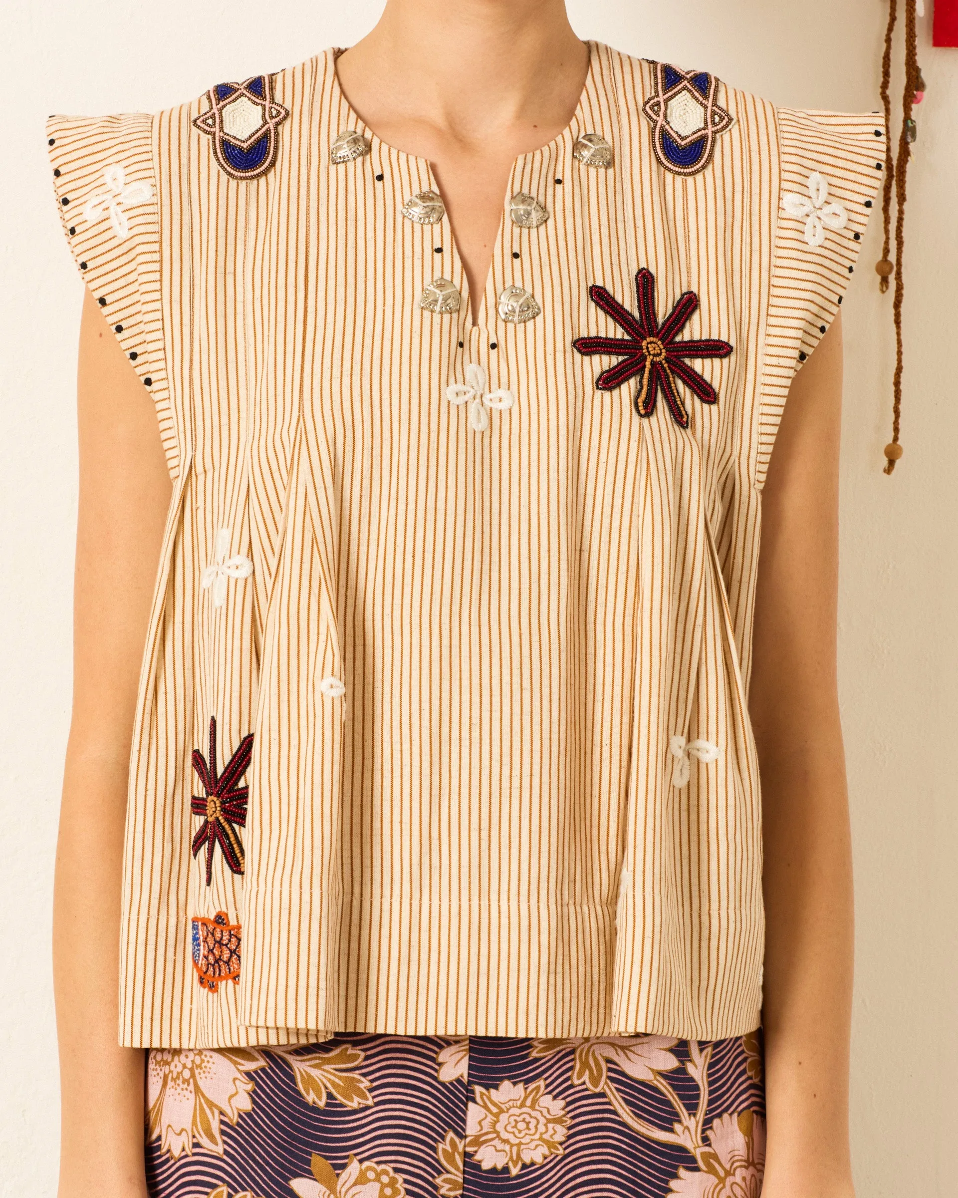 Nadine Cedar Coin Top sold by Alix of Bohemia product image thumbnail 3