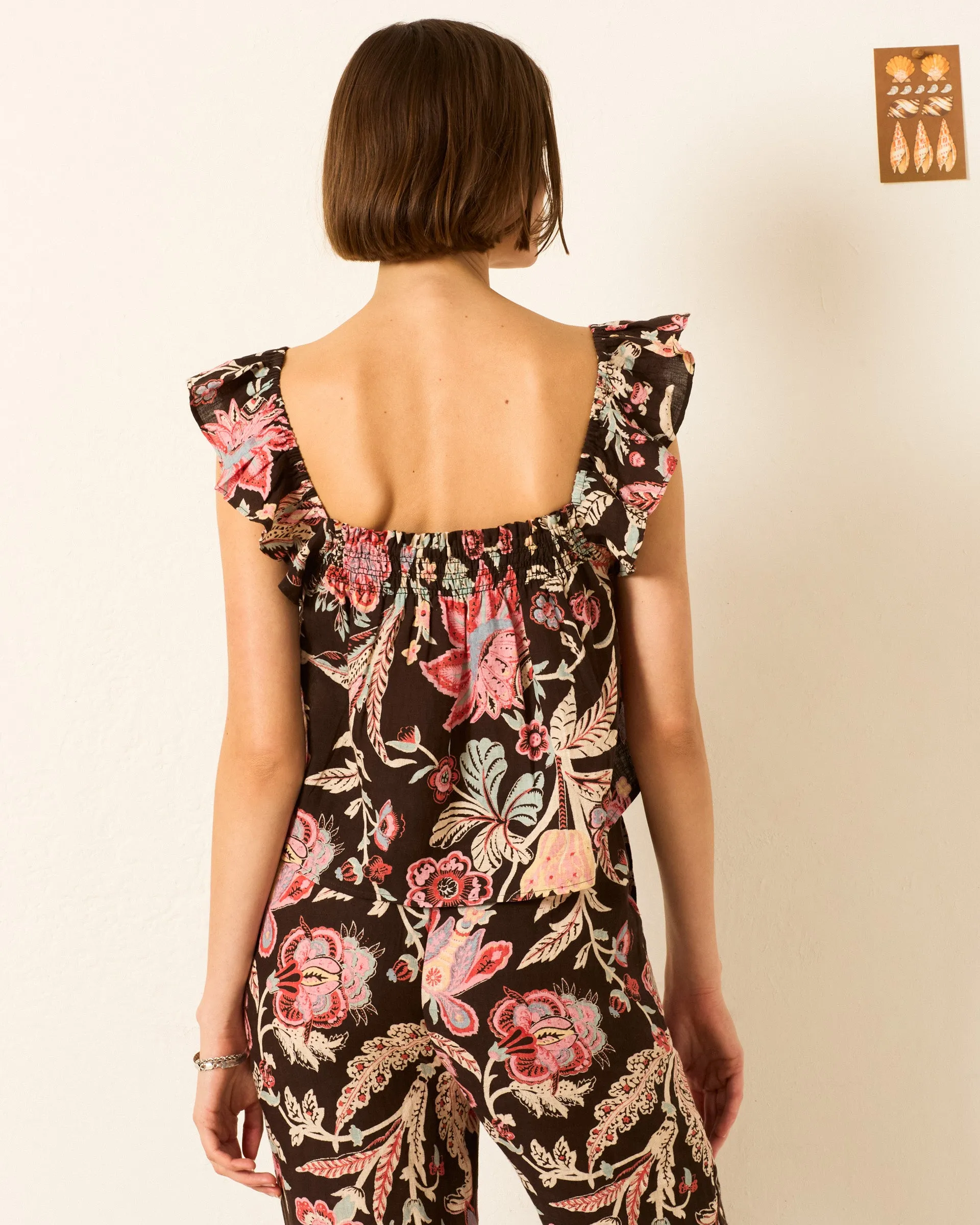 Sera Terra Floral Top sold by Alix of Bohemia product image thumbnail 5