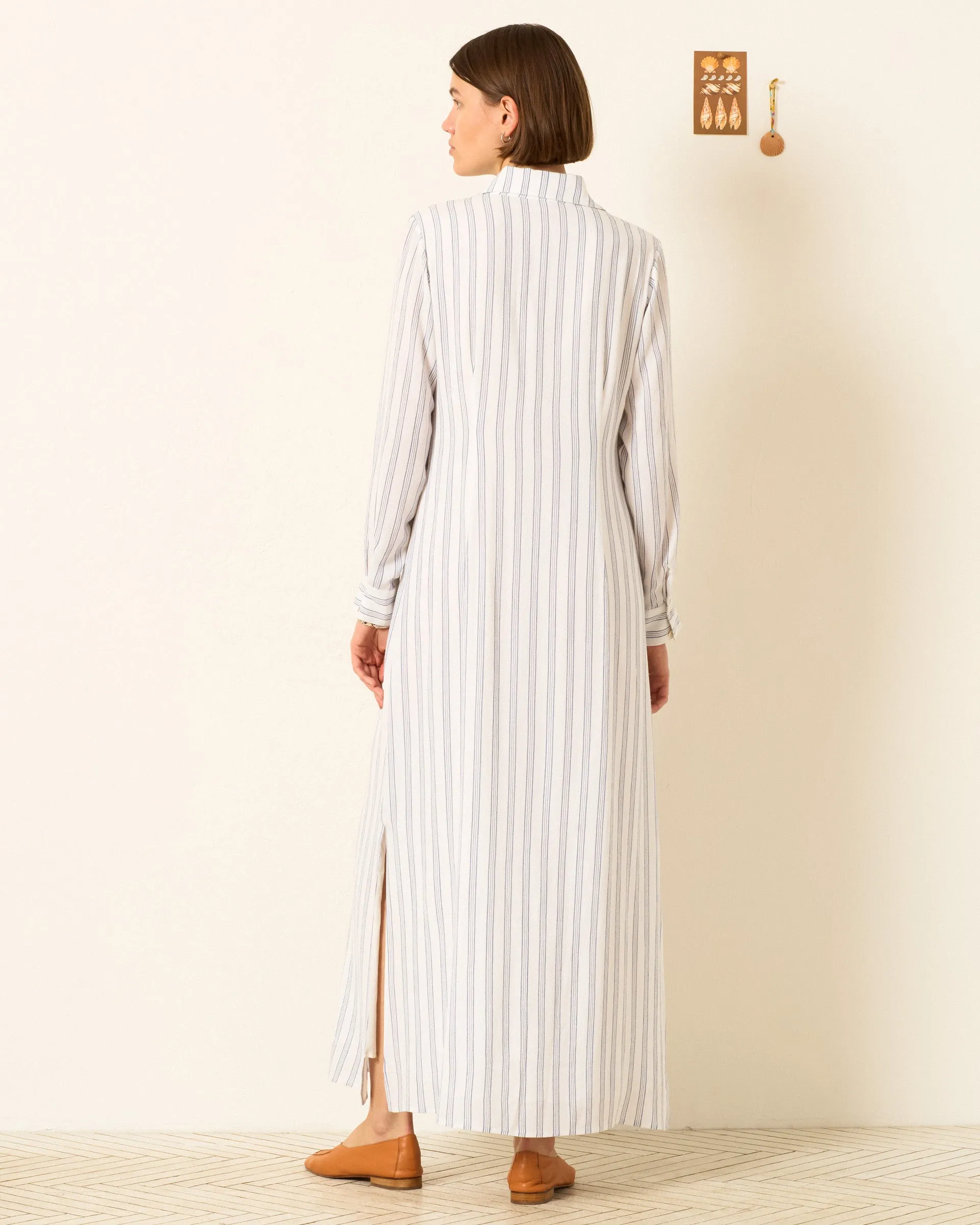 Lotte Coastal Stripe Dress sold by Alix of Bohemia product image thumbnail 5