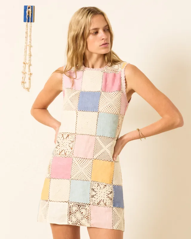 Vita Sorbet Tile Dress made by Alix of Bohemia
