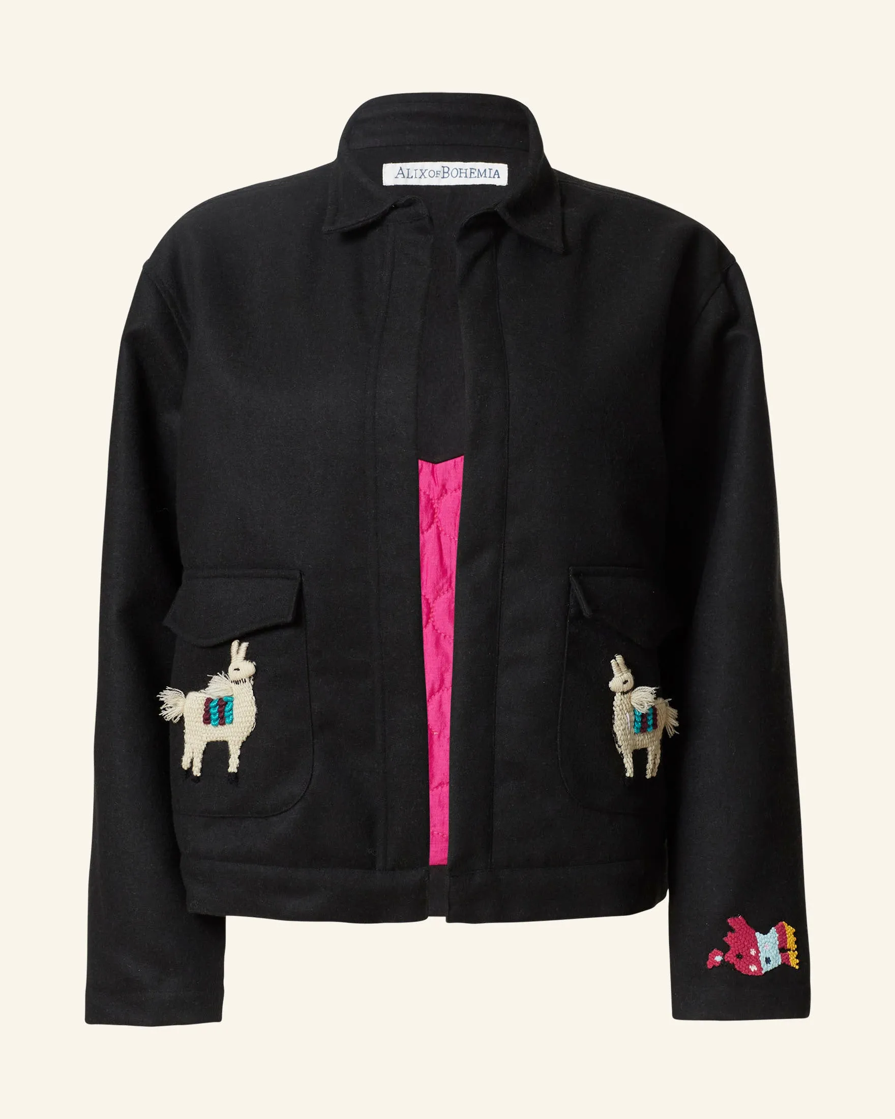 Lucky Little Llama Jacket sold by Alix of Bohemia product image thumbnail 4