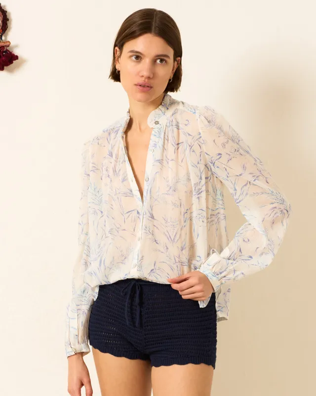 Annabel Avian Toile Shirt sold by Alix of Bohemia