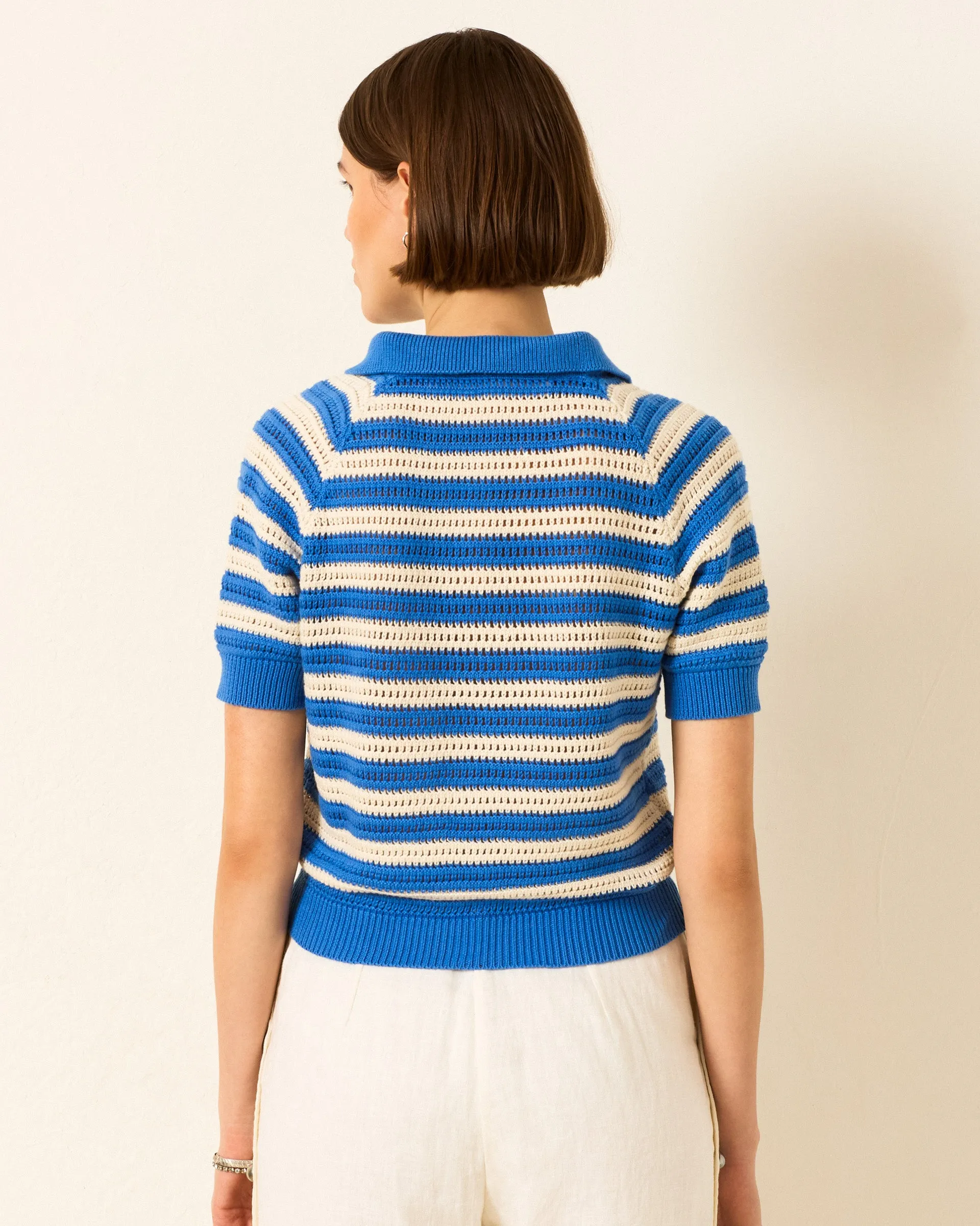 Lessi Nautical Crochet Top sold by Alix of Bohemia product image thumbnail 3