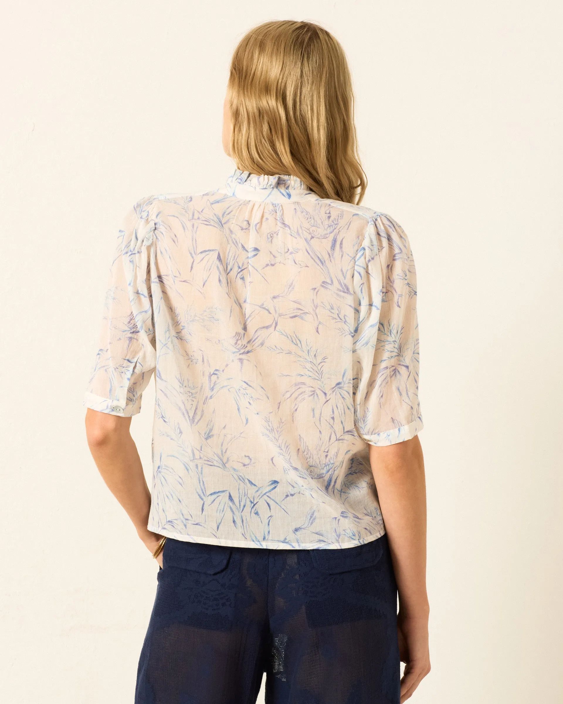 Winn Avian Toile Shirt sold by Alix of Bohemia product image thumbnail 3