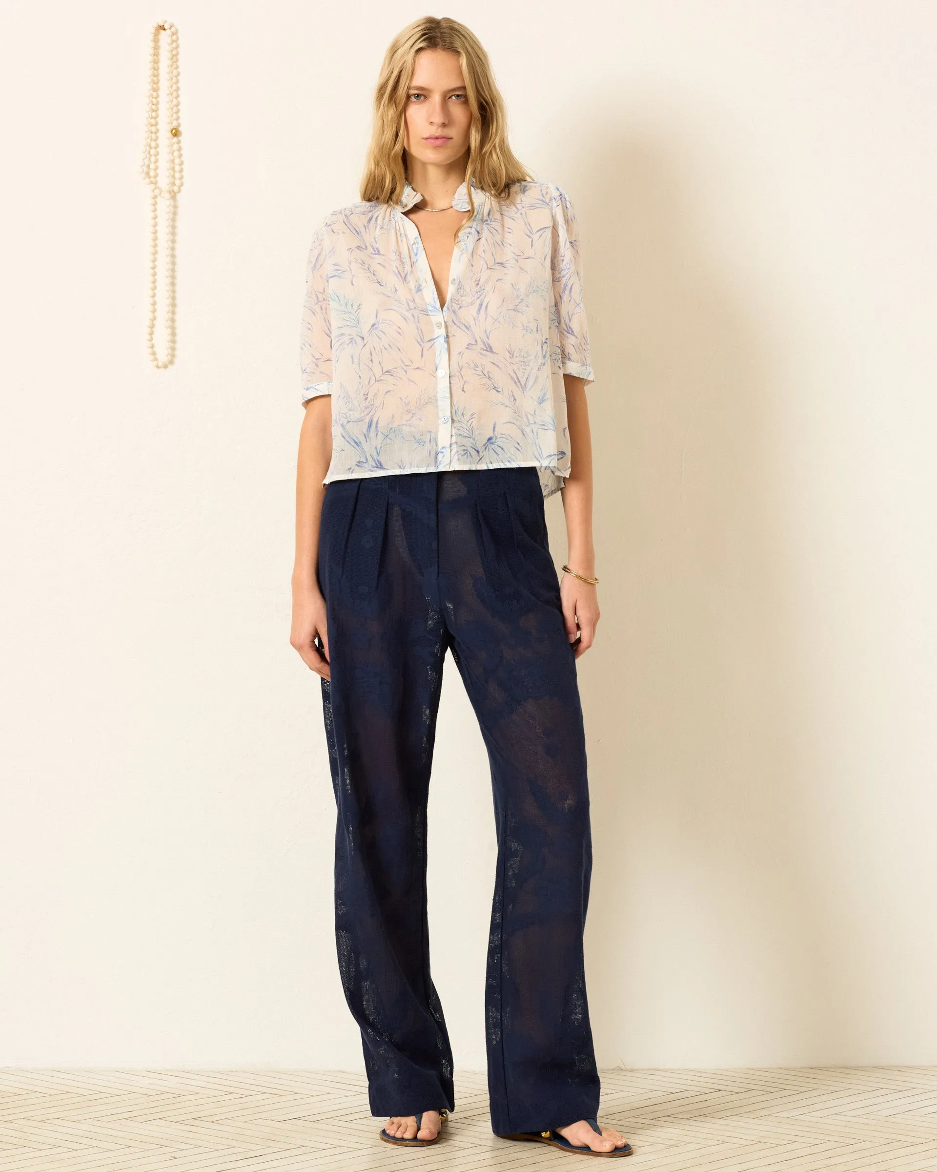 Winn Avian Toile Shirt sold by Alix of Bohemia product image thumbnail 2