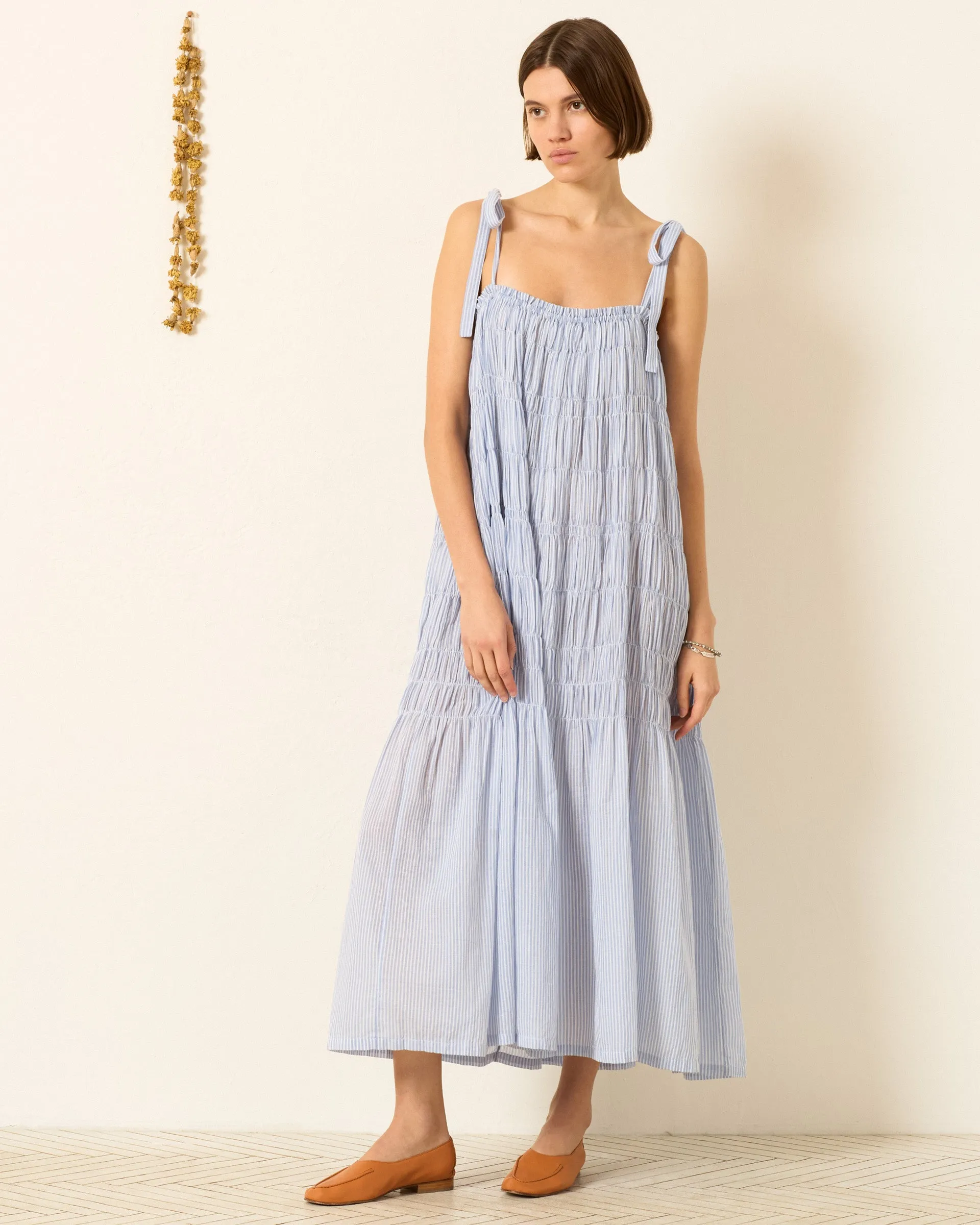 Emrys Sky Stripe Dress sold by Alix of Bohemia product image thumbnail 3