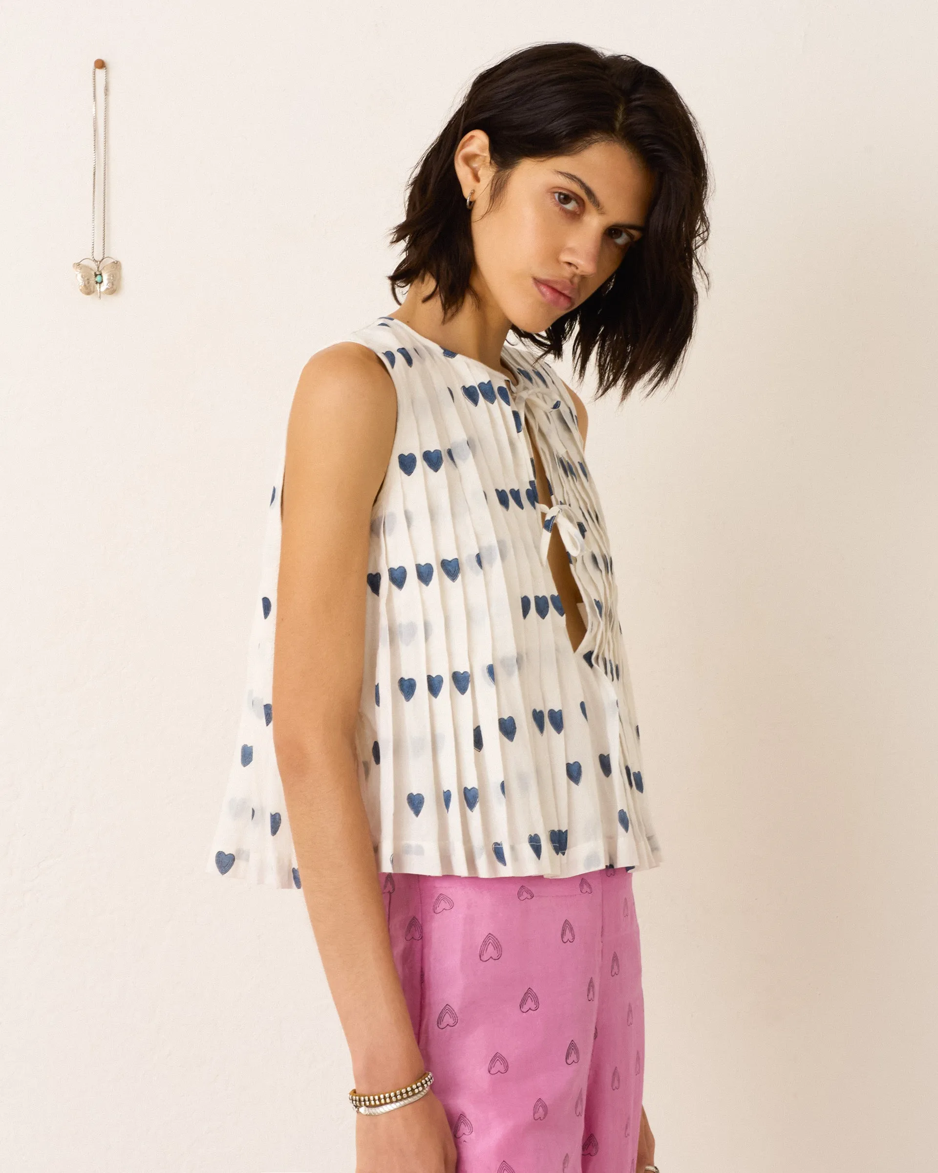 Rhoe Indigo Heart Top sold by Alix of Bohemia product image thumbnail 3
