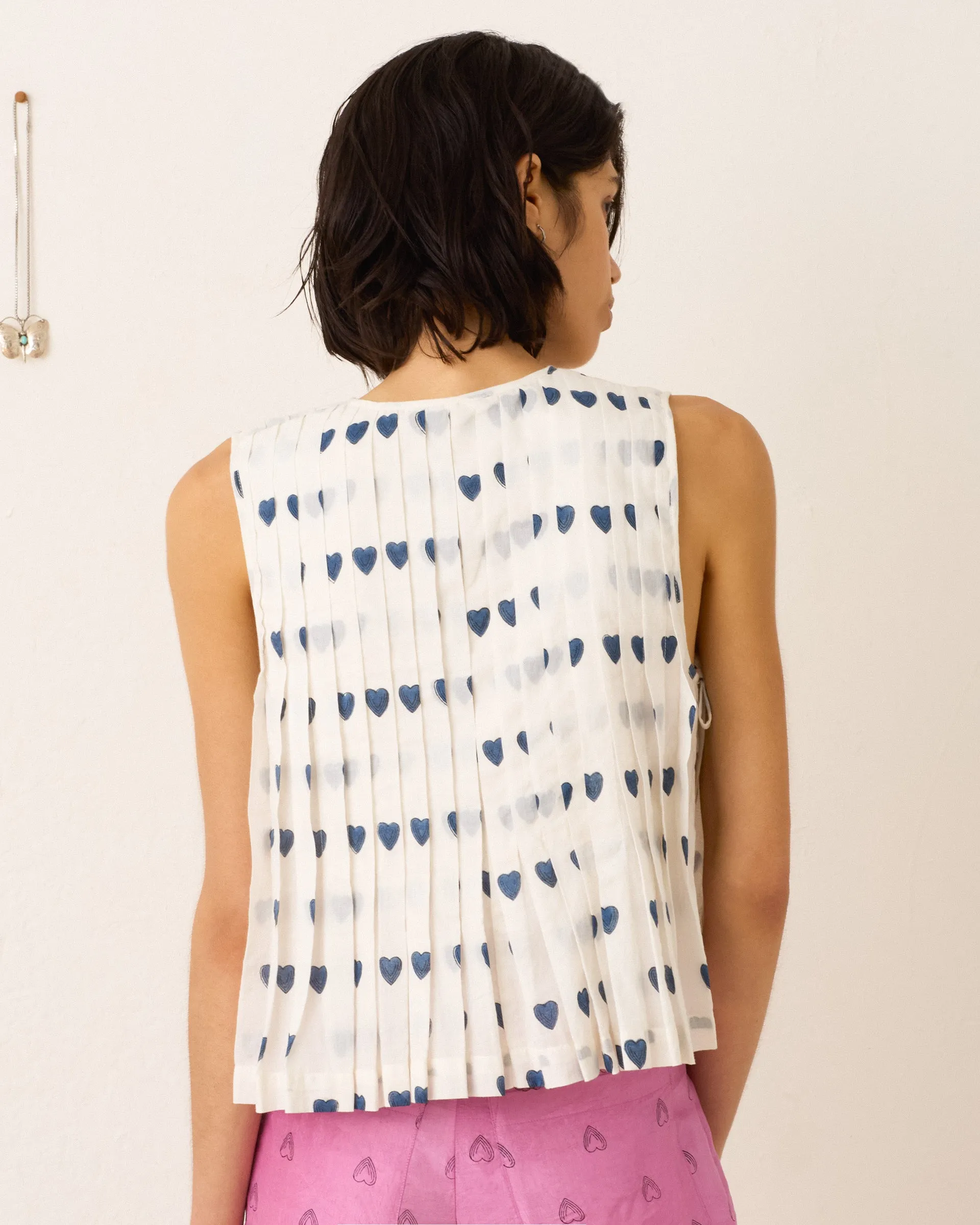 Rhoe Indigo Heart Top sold by Alix of Bohemia product image thumbnail 5