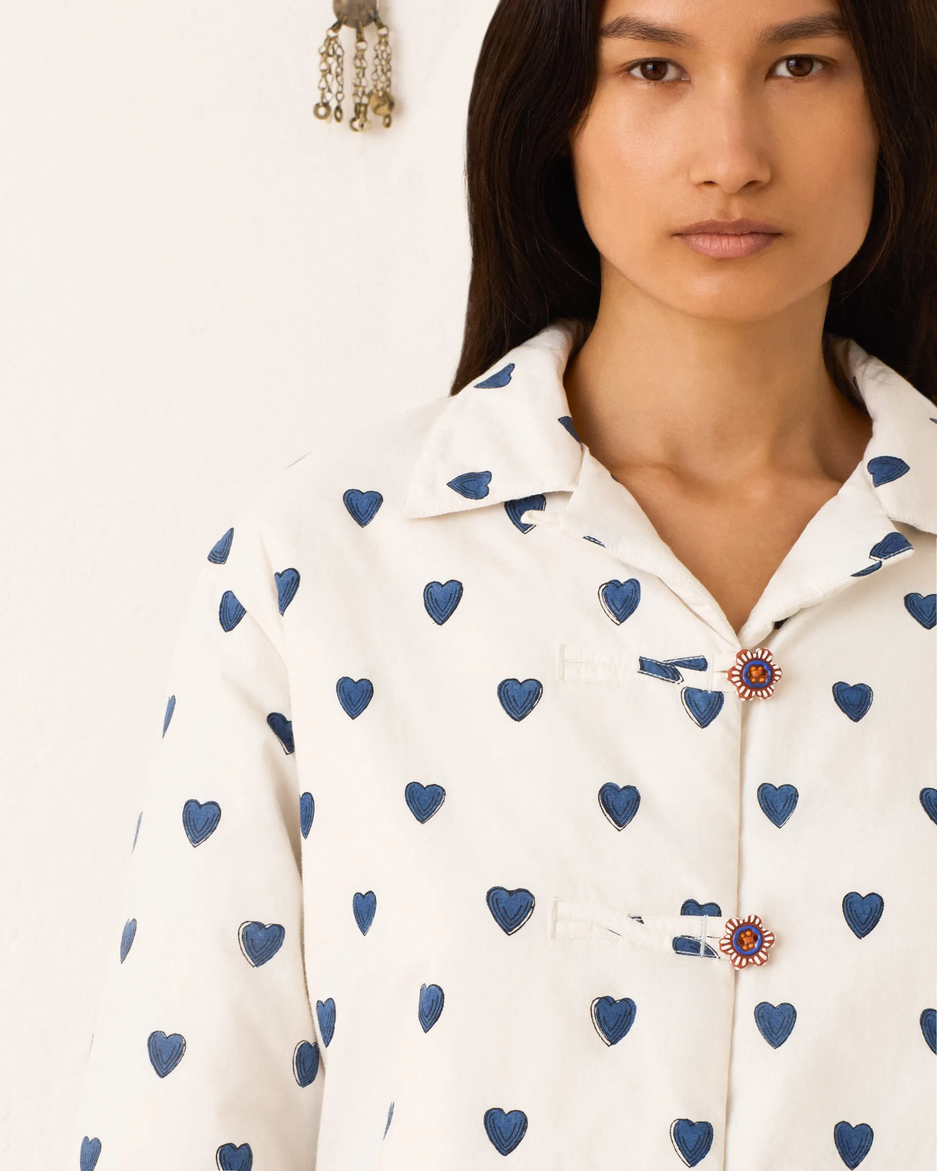 Western Indigo Heart Jacket sold by Alix of Bohemia product image thumbnail 4