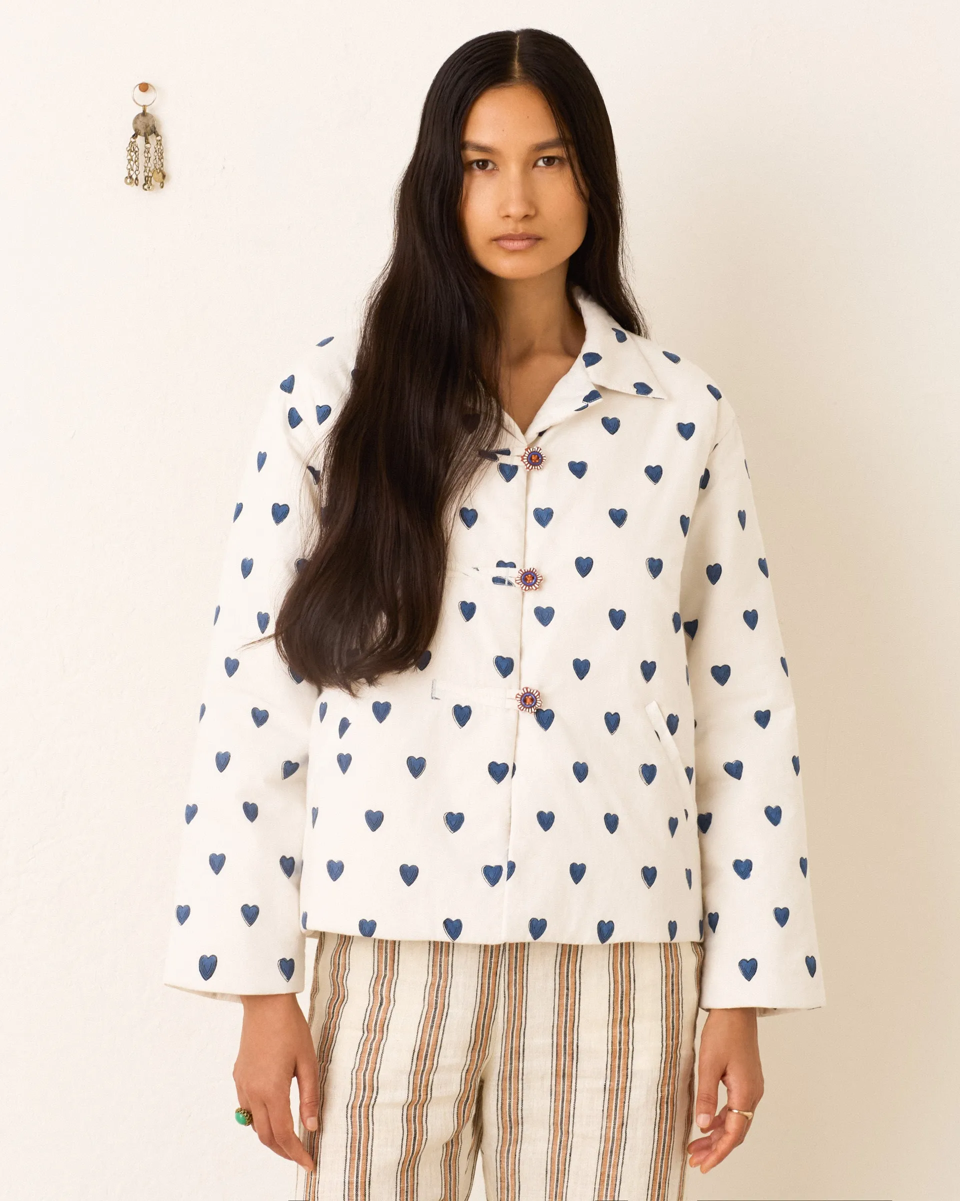 Western Indigo Heart Jacket sold by Alix of Bohemia