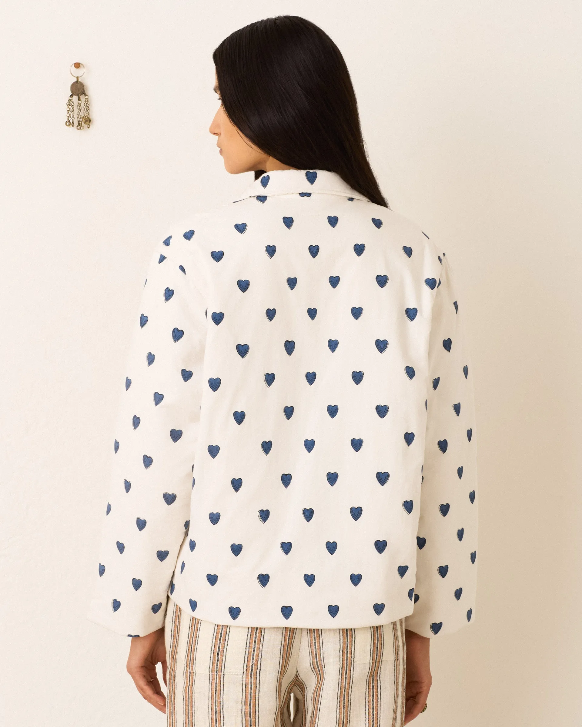 Western Indigo Heart Jacket sold by Alix of Bohemia product image thumbnail 5