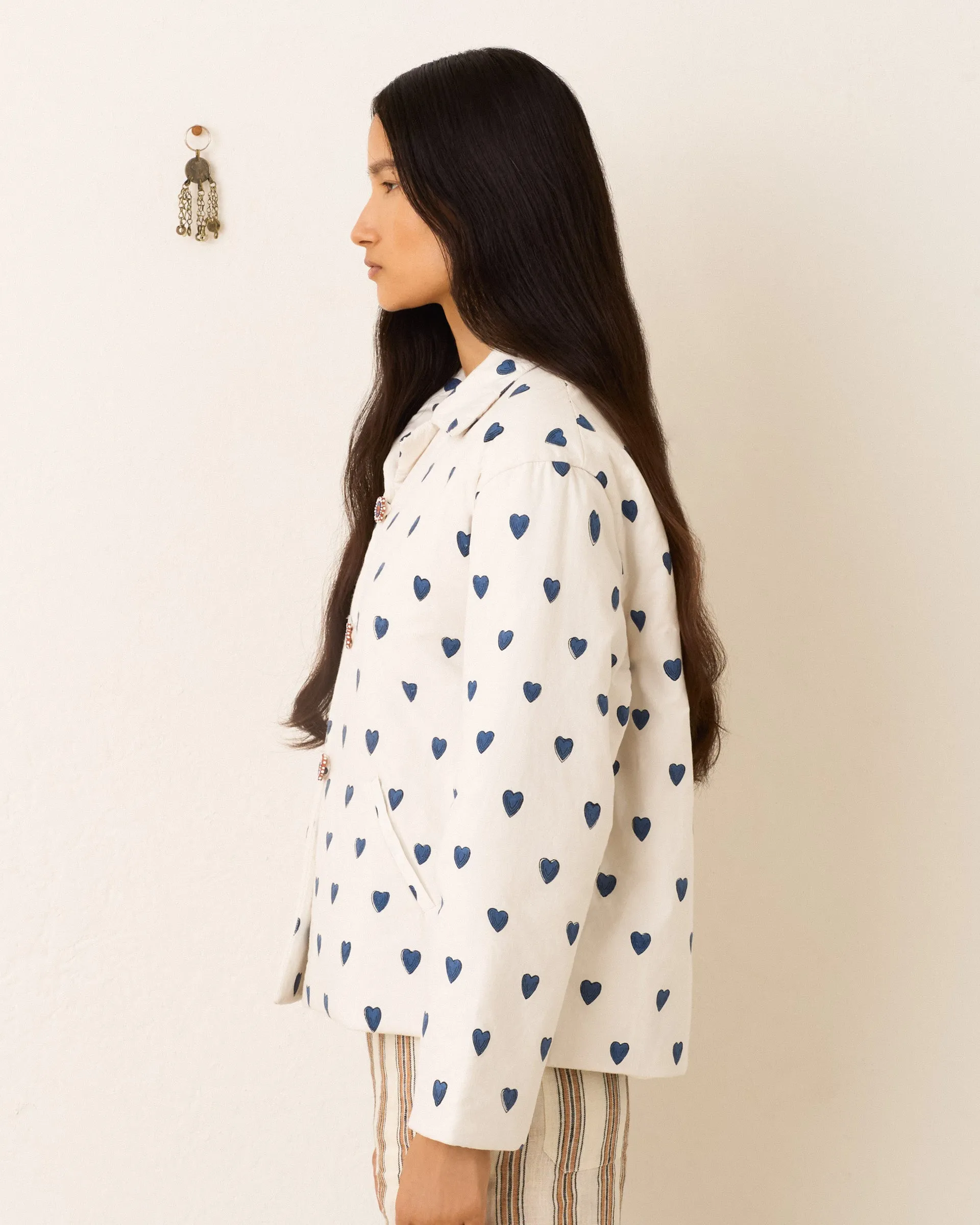 Western Indigo Heart Jacket sold by Alix of Bohemia product image thumbnail 3