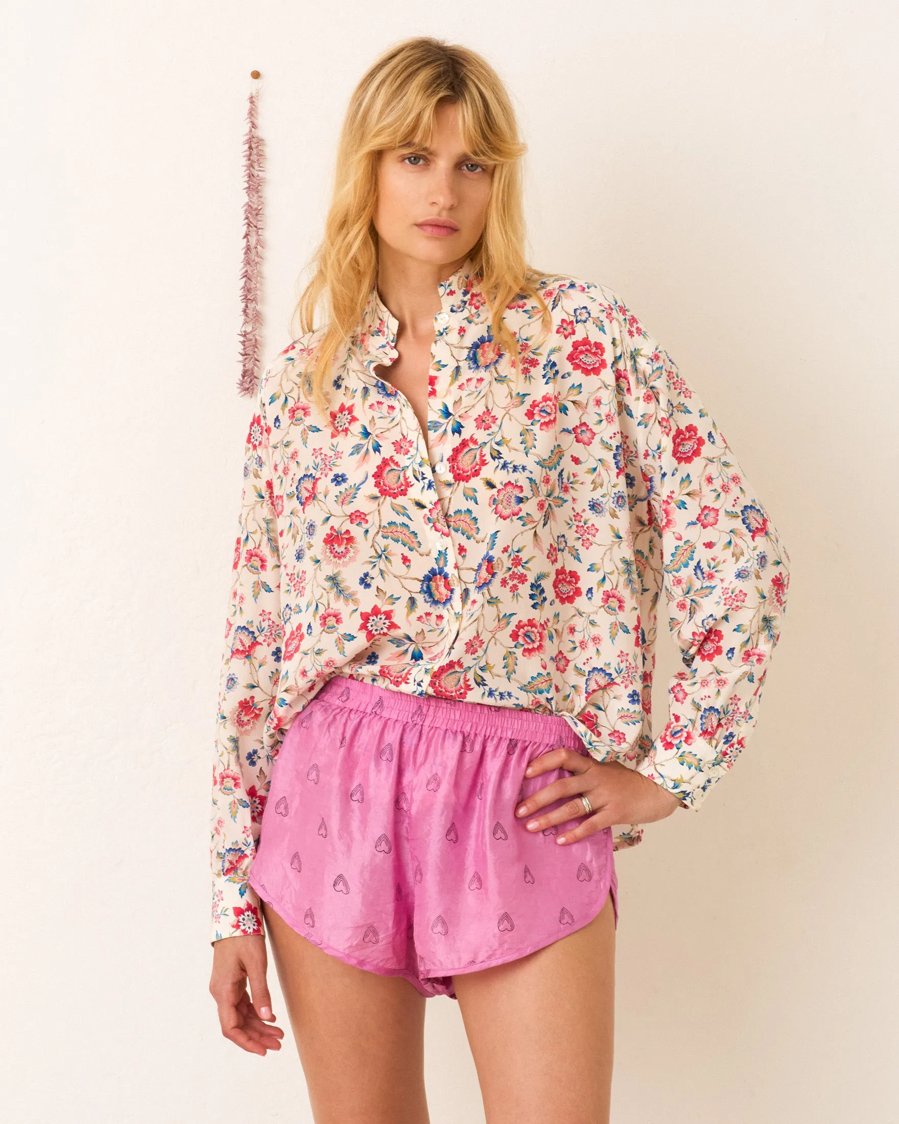 Kiki Spring Dream Silk Shirt sold by Alix of Bohemia