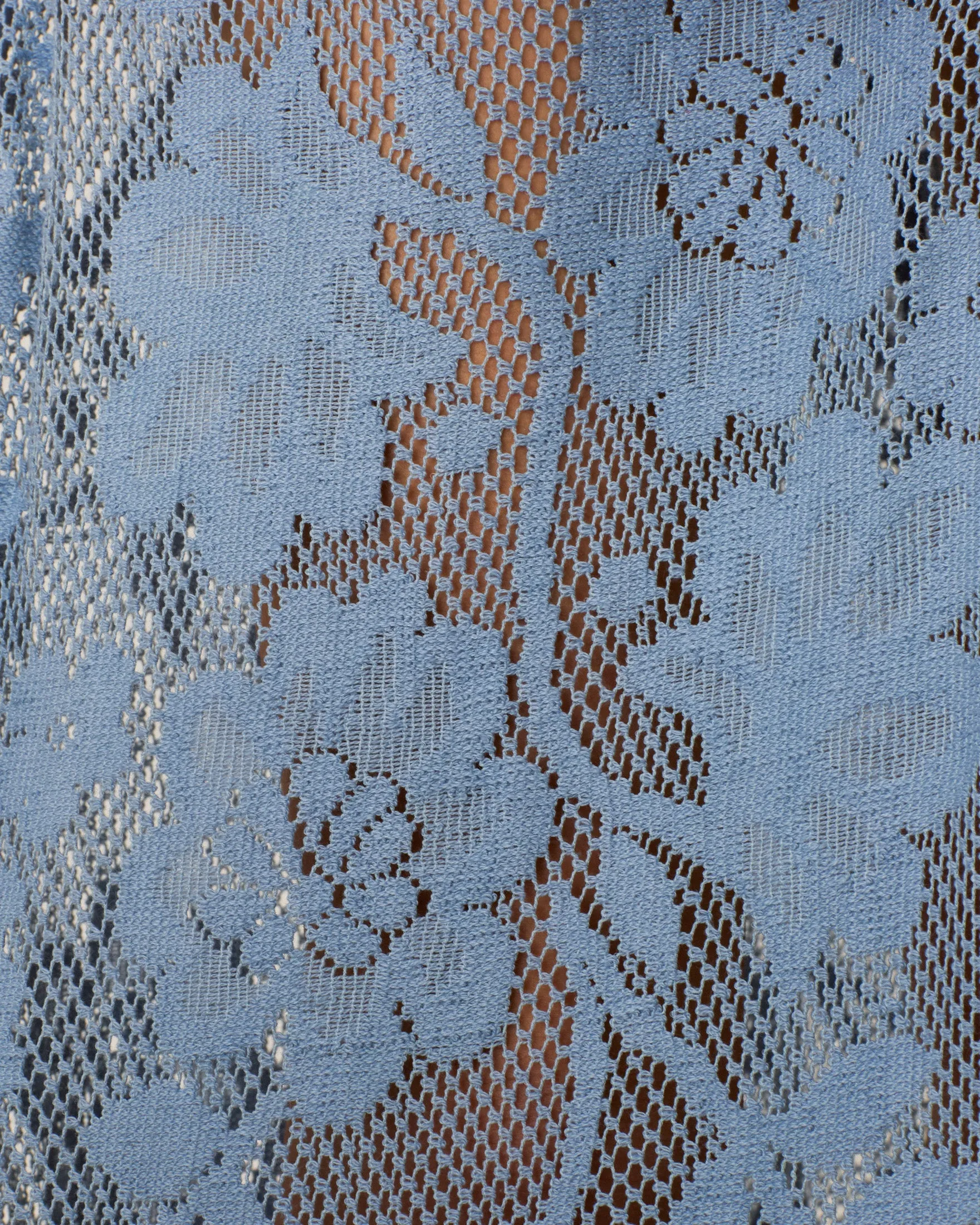 Vanessa Powder Blue Lace Skirt sold by Alix of Bohemia product image thumbnail 5