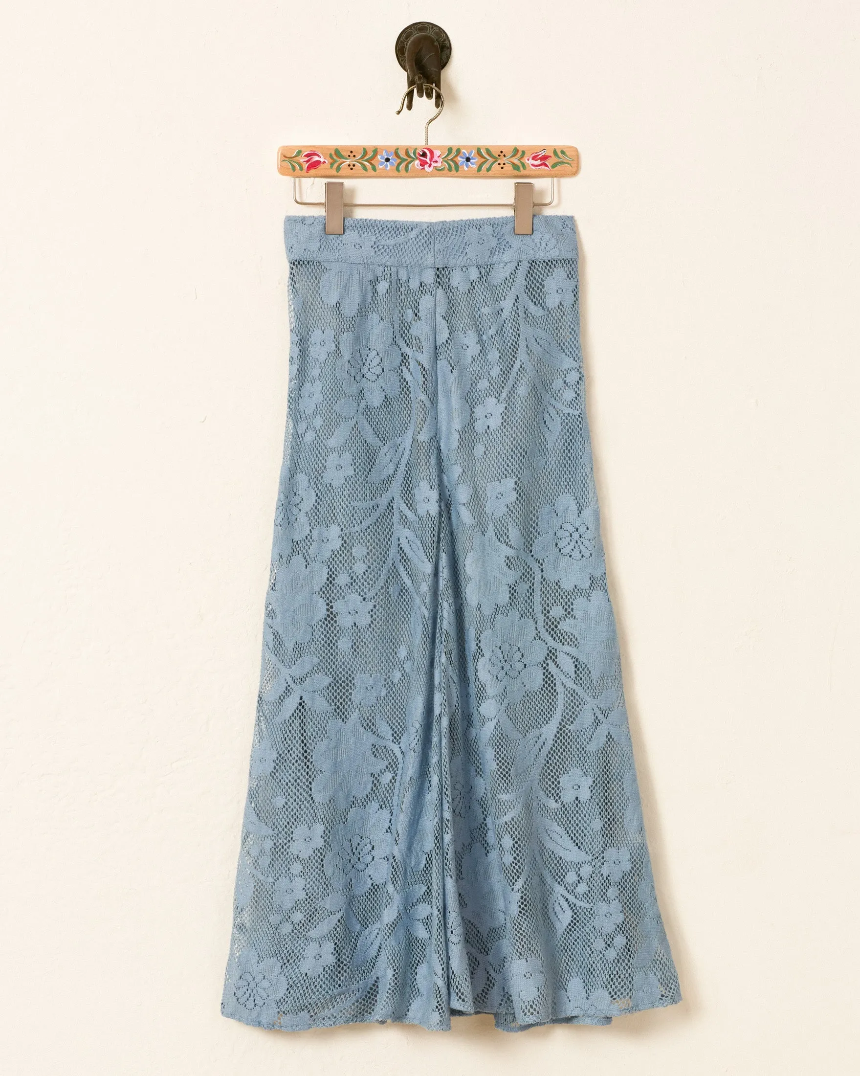 Vanessa Powder Blue Lace Skirt sold by Alix of Bohemia product image thumbnail 4