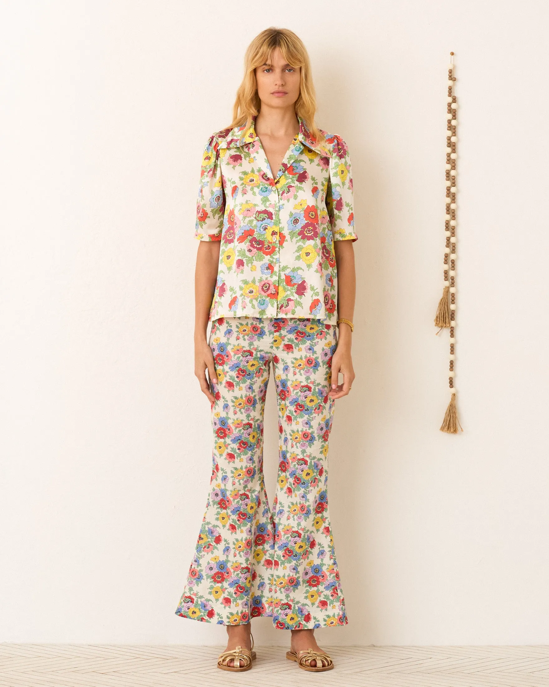 Ophelia Wildflower Silk Shirt sold by Alix of Bohemia product image thumbnail 2