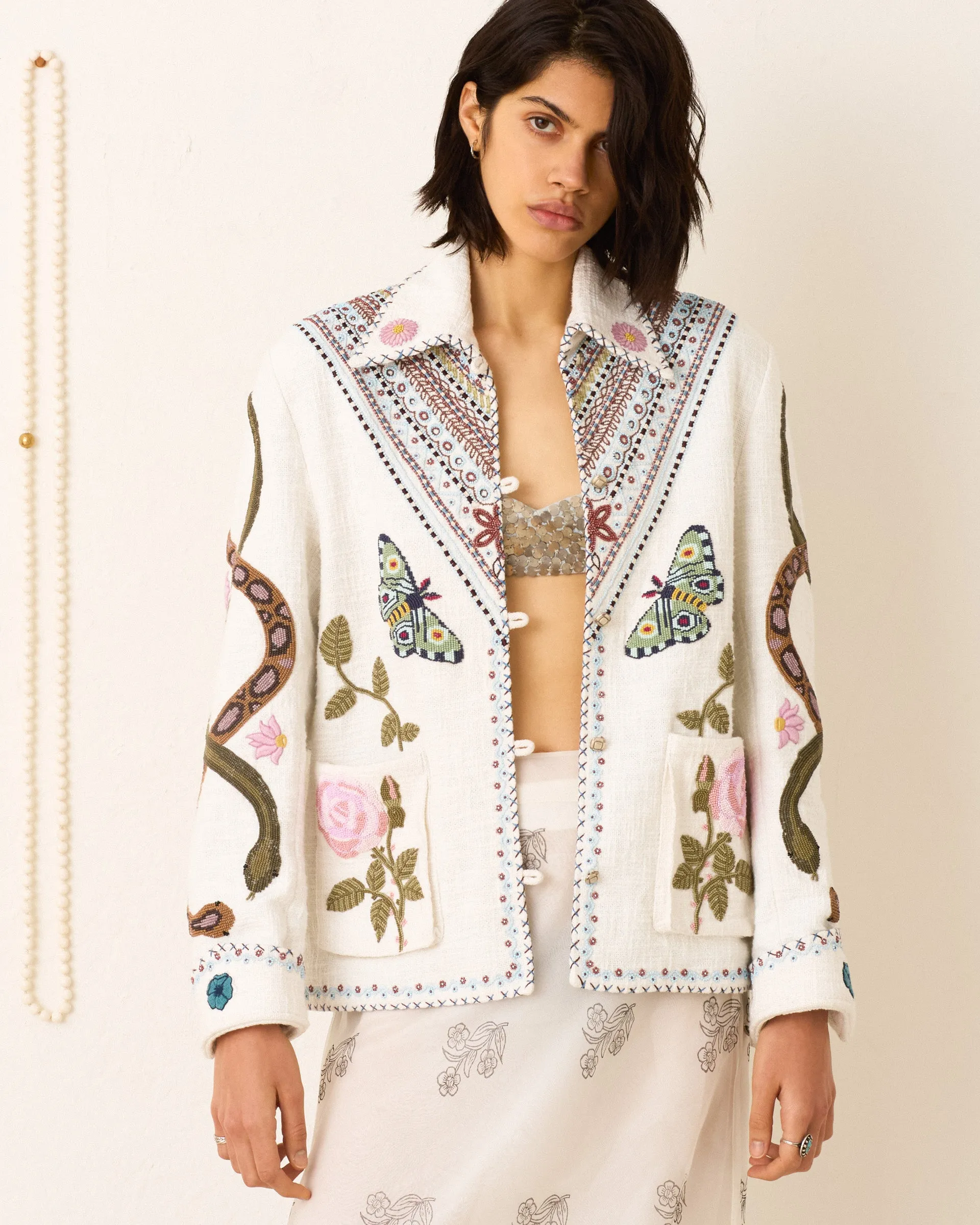 Jude Ivory Ethereal Jacket sold by Alix of Bohemia