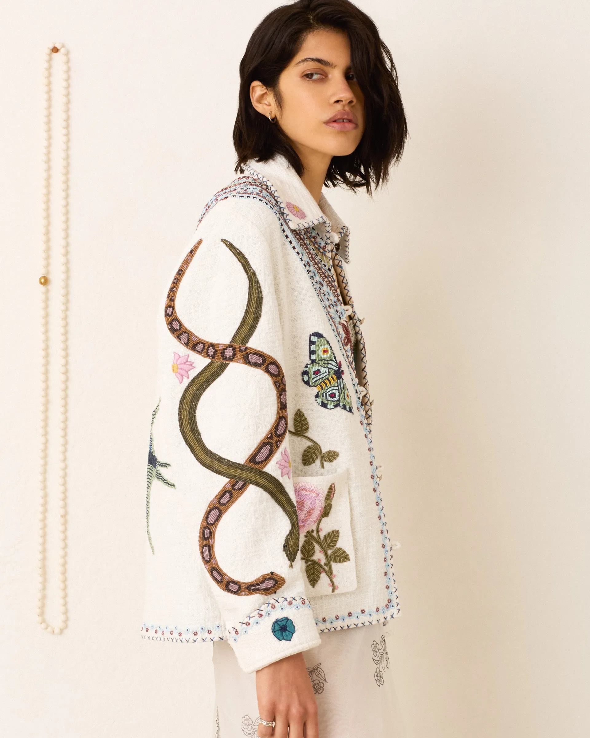 Jude Ivory Ethereal Jacket sold by Alix of Bohemia product image thumbnail 4