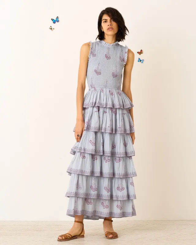 Cabana Pansy Sky Dress sold by Alix of Bohemia