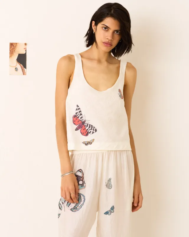 Fiona Butterfly Garden Top made by Alix of Bohemia