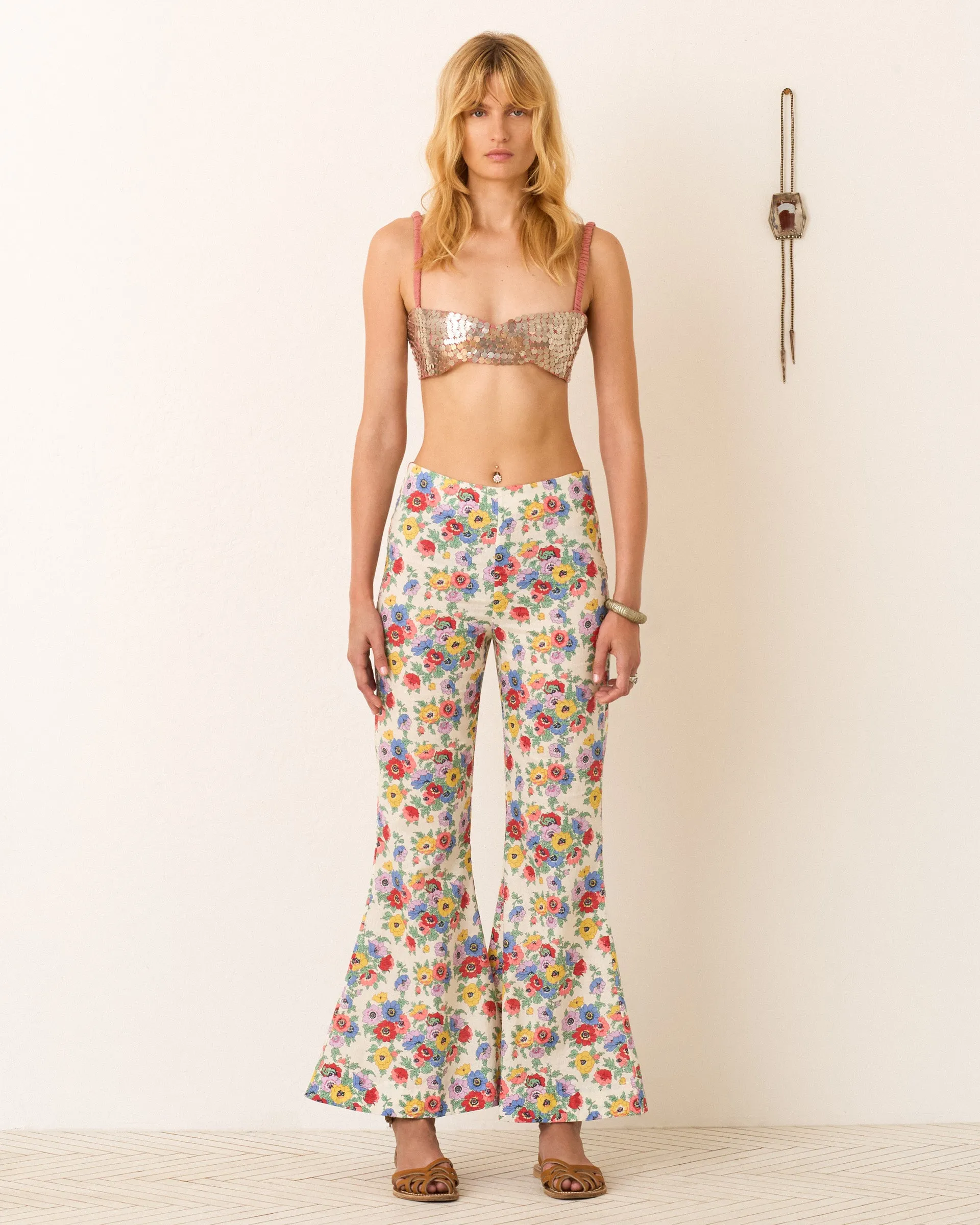 Farah Wildflower Linen Pant sold by Alix of Bohemia product image thumbnail 2