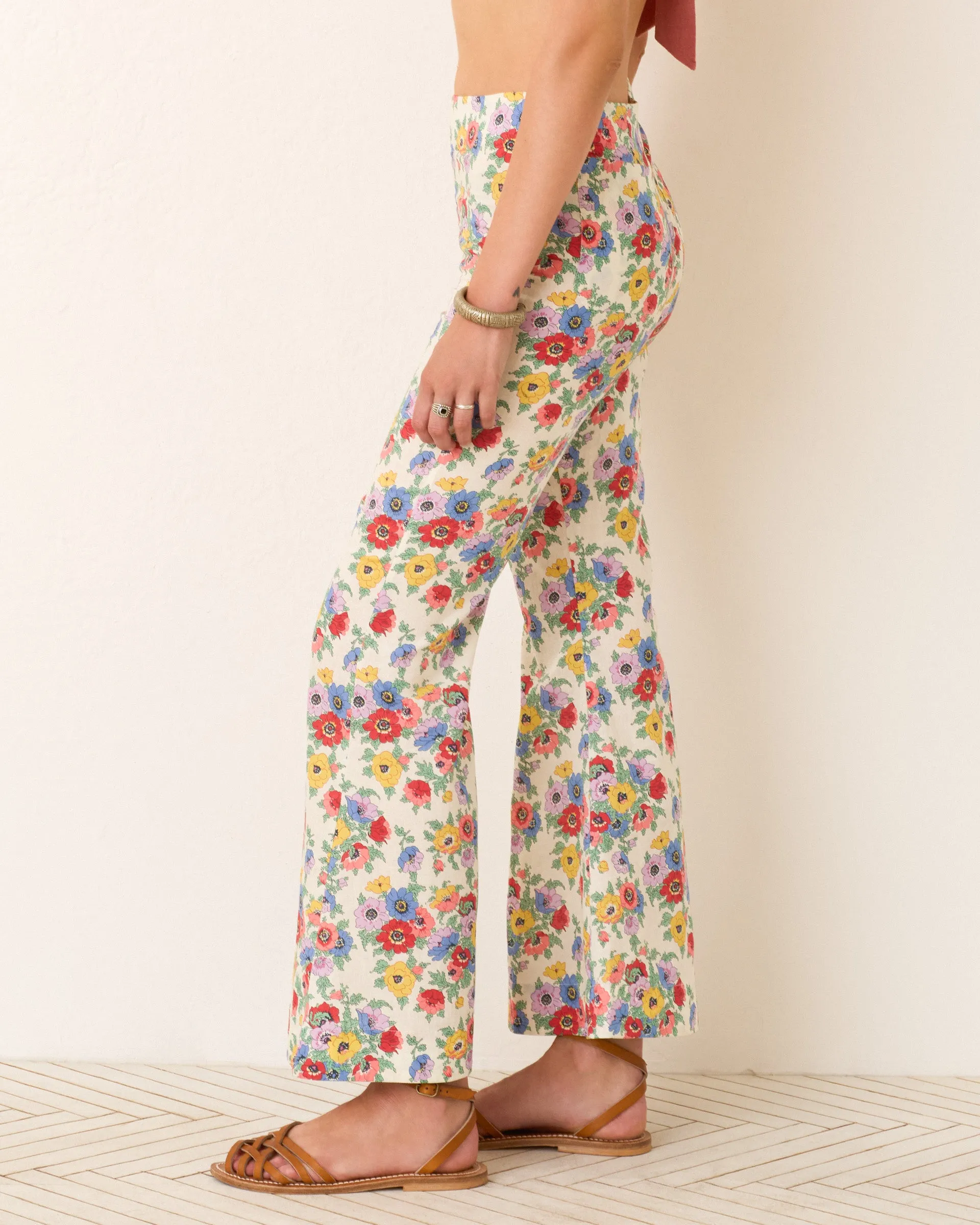 Farah Wildflower Linen Pant sold by Alix of Bohemia product image thumbnail 3