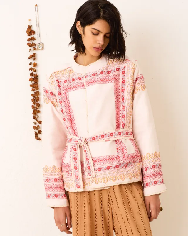 Tamil Blush Tile Jacket sold by Alix of Bohemia