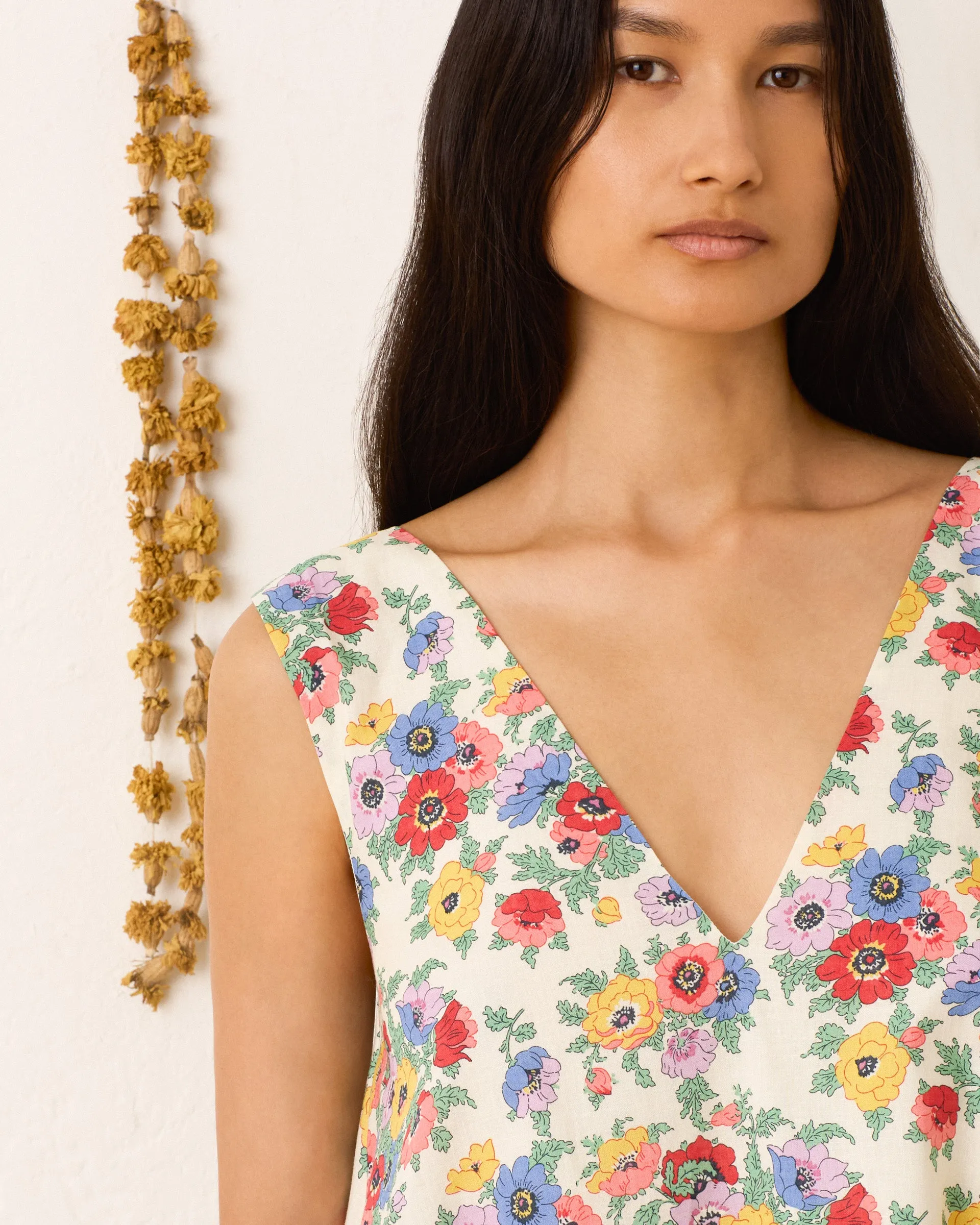 Soleil Wildflower Linen Dress sold by Alix of Bohemia product image thumbnail 2