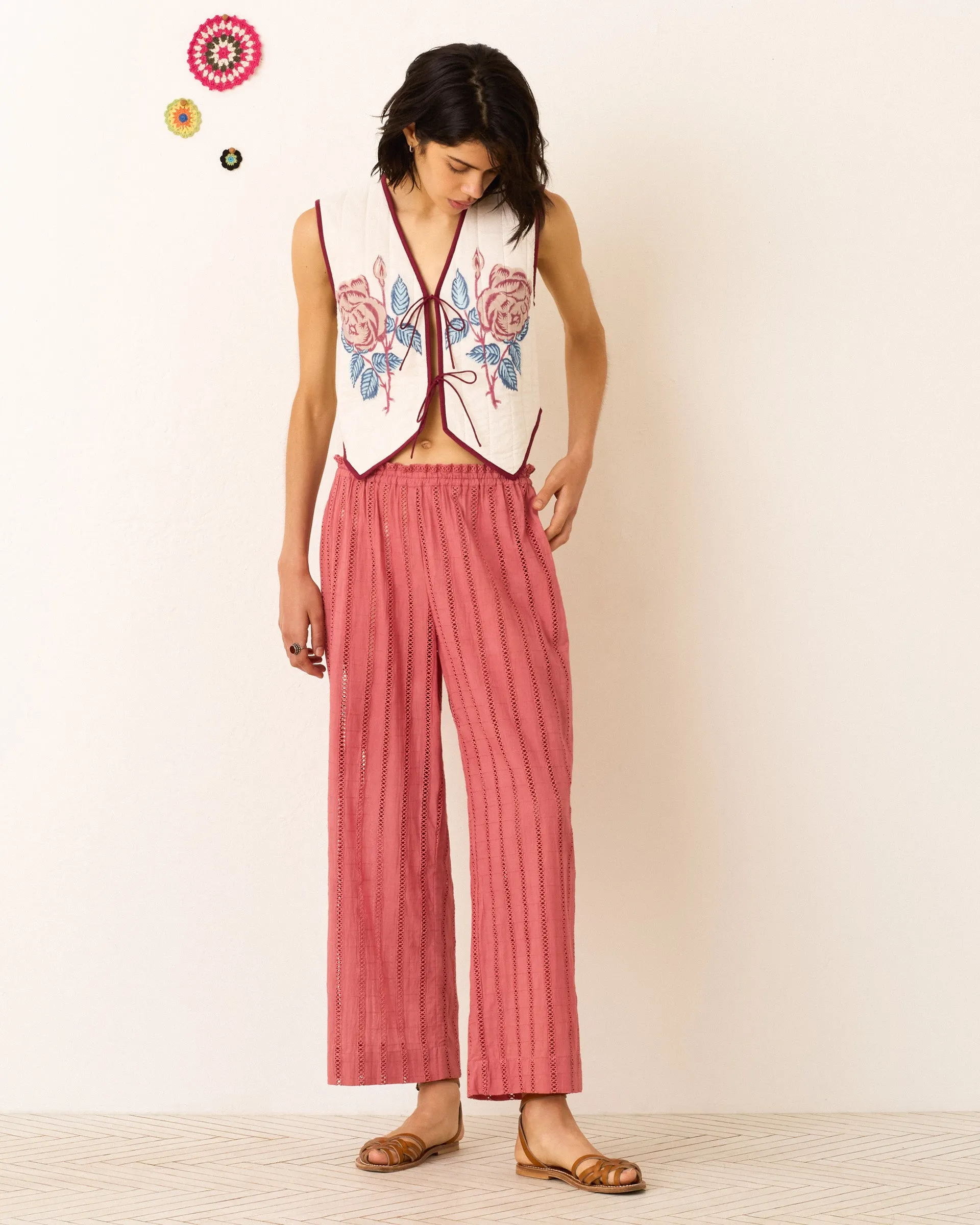 Tilda Faded Rose Vest sold by Alix of Bohemia product image thumbnail 2