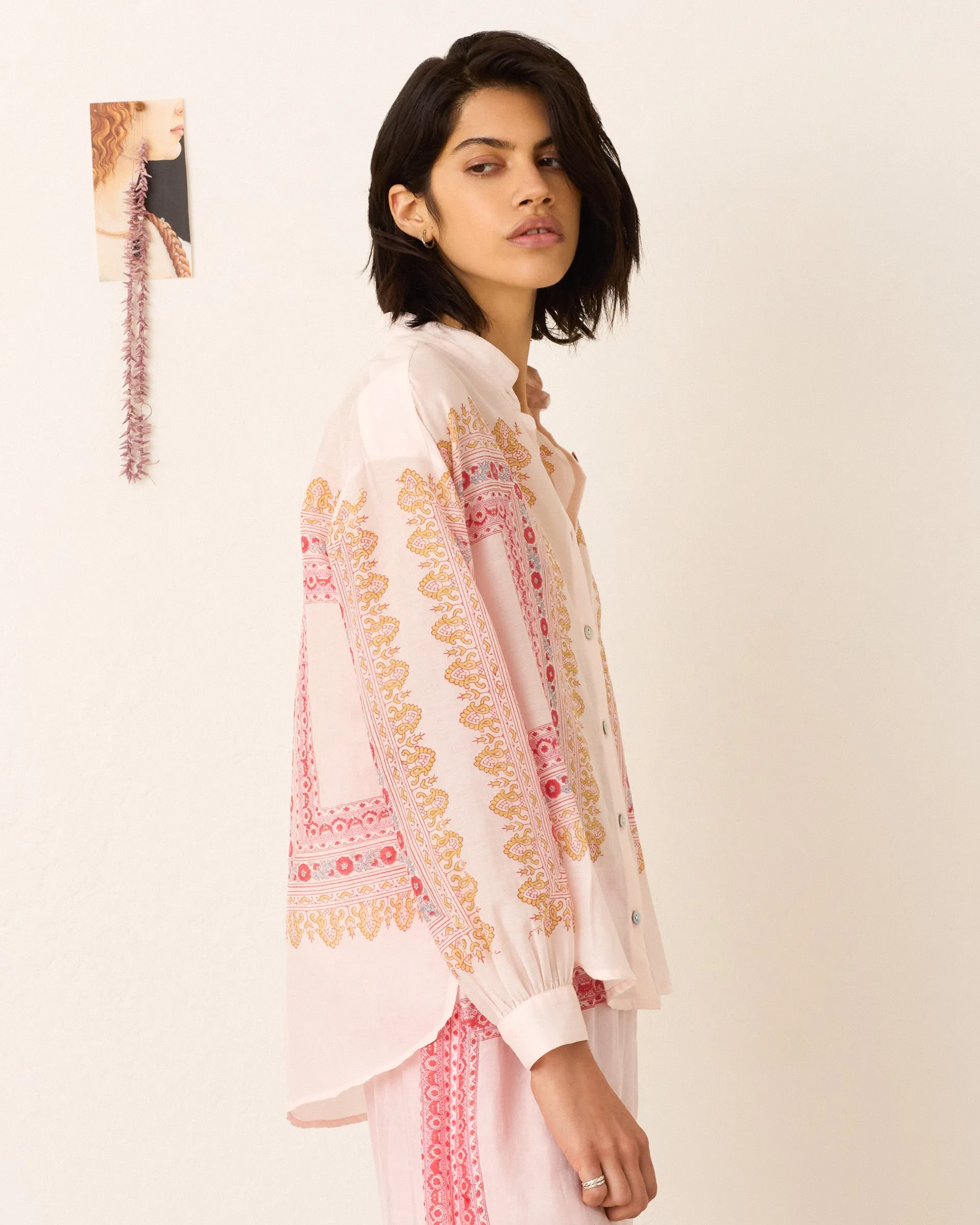Kiki Blush Tile Shirt sold by Alix of Bohemia product image thumbnail 3