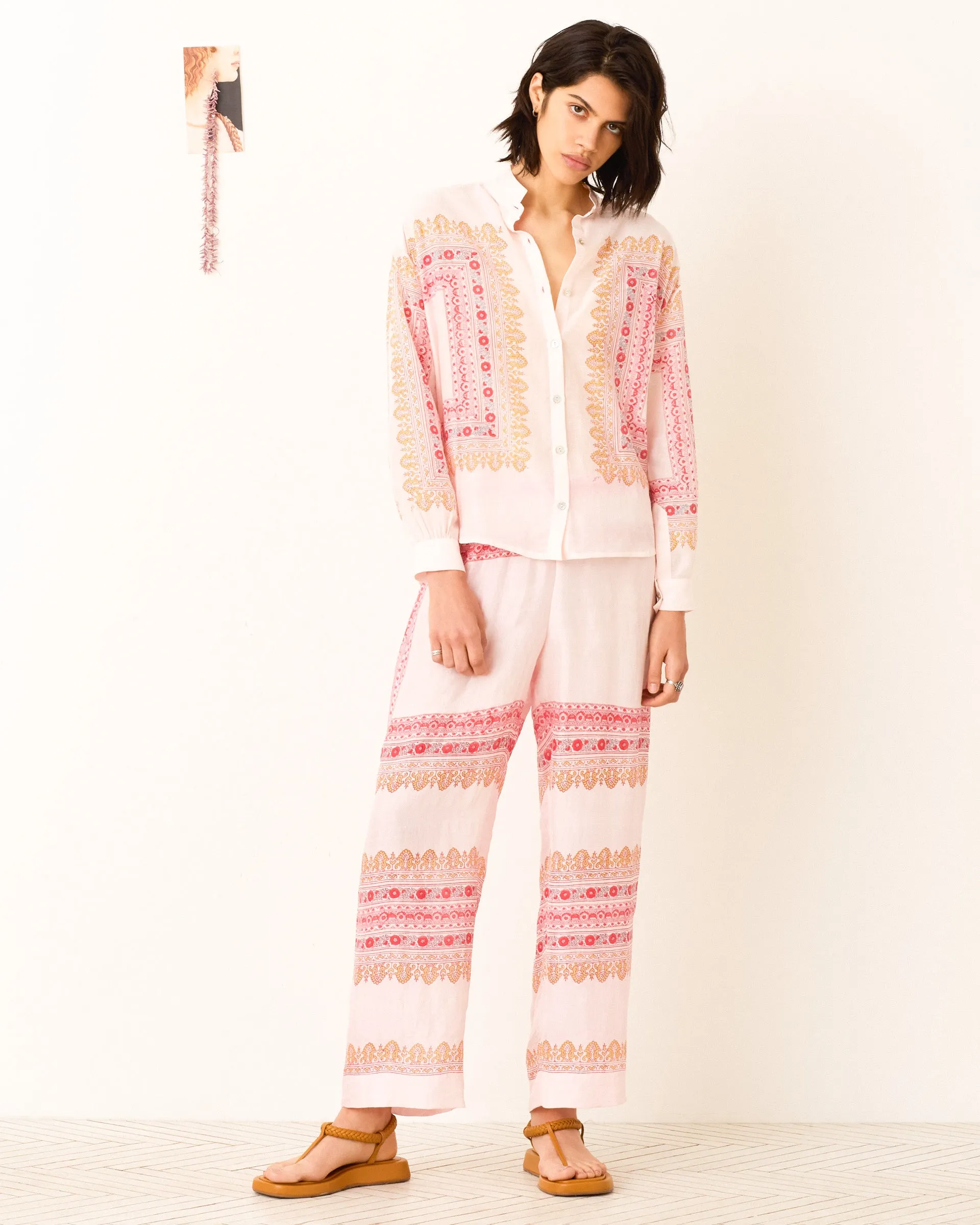 Kiki Blush Tile Shirt sold by Alix of Bohemia product image thumbnail 2