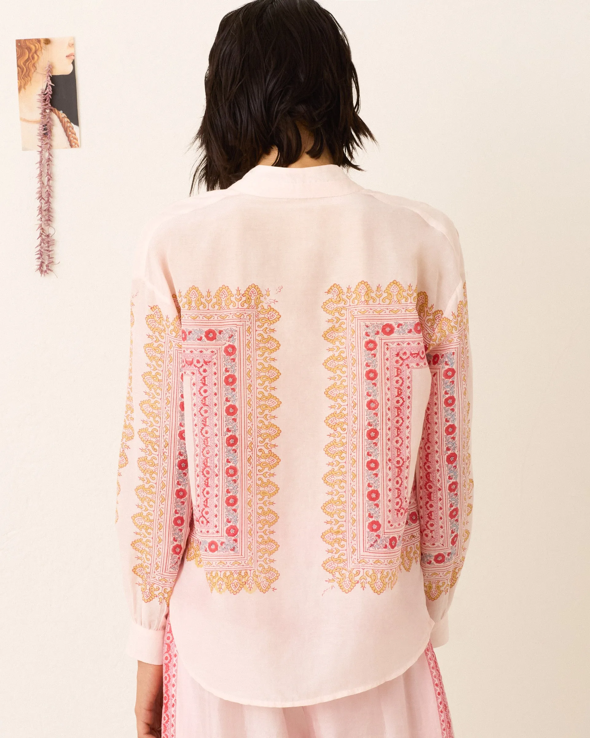 Kiki Blush Tile Shirt sold by Alix of Bohemia product image thumbnail 5