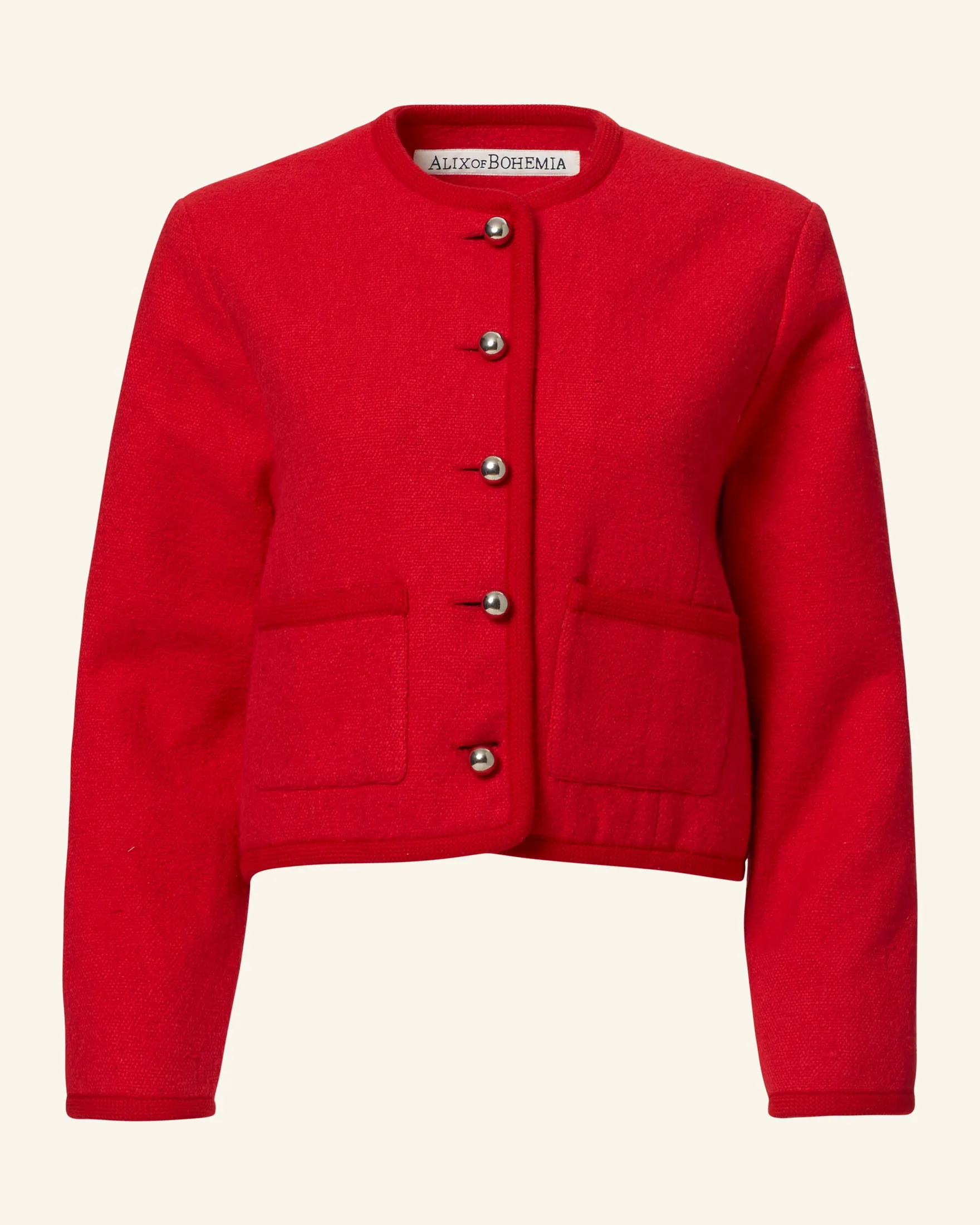 Rowan Cardinal Khadi Jacket sold by Alix of Bohemia product image thumbnail 2