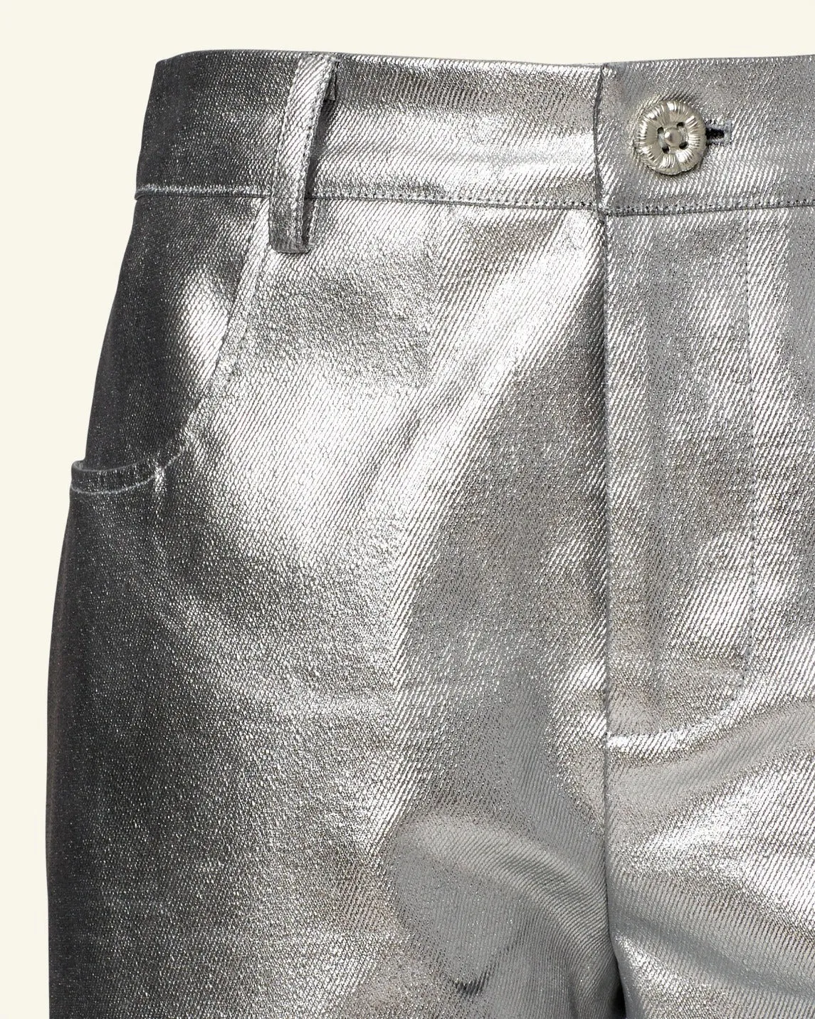 Bunny Silver Denim Jean sold by Alix of Bohemia product image thumbnail 4
