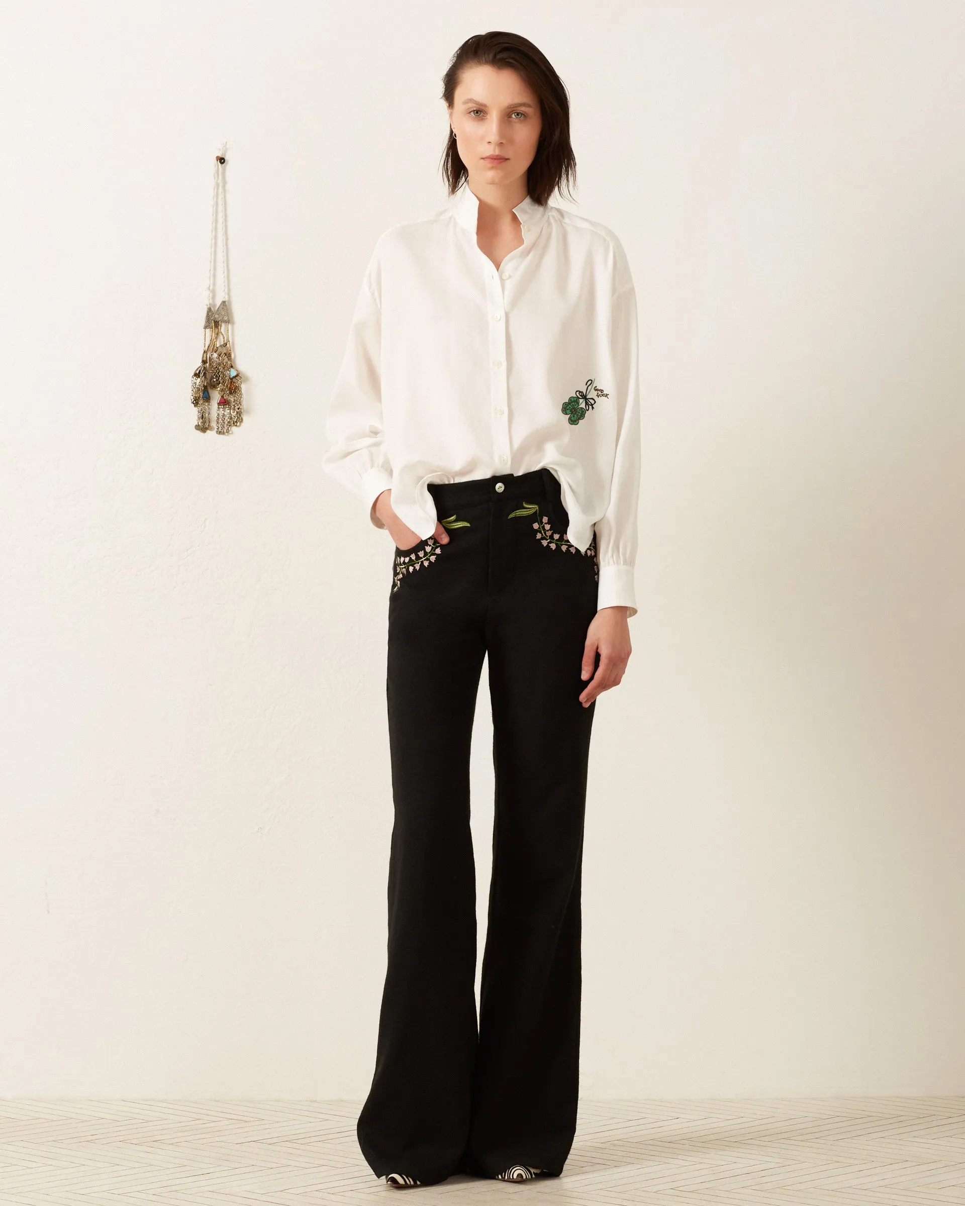 Kiki Lucky Clover Shirt sold by Alix of Bohemia product image thumbnail 2