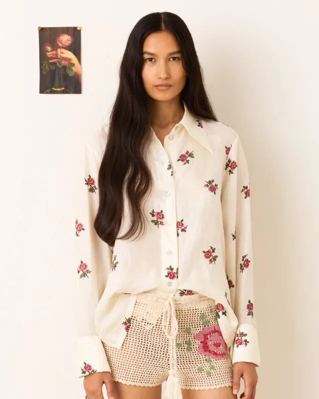 Dana Little Rosebud Shirt sold by Alix of Bohemia