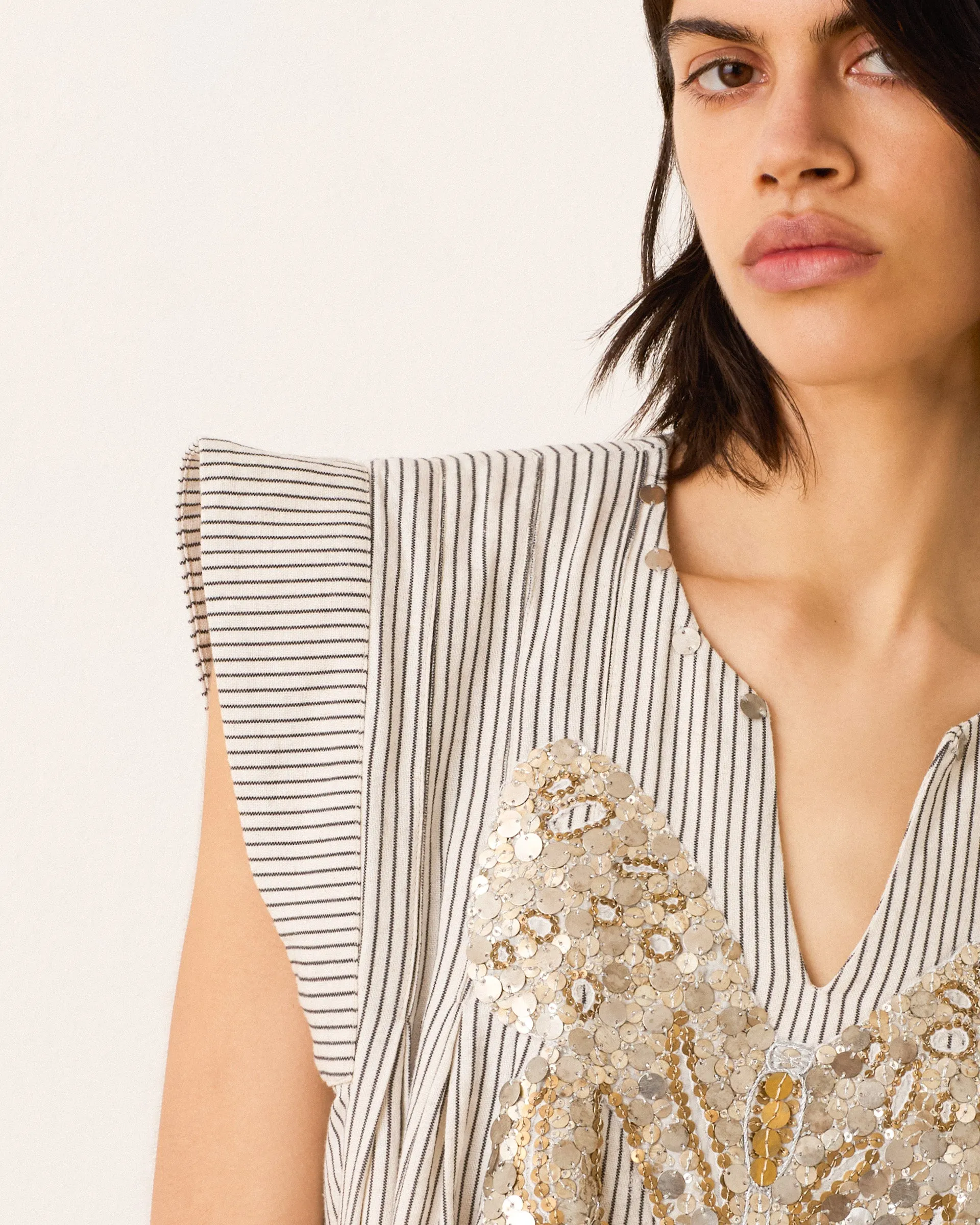 Nadine Butterfly Slate Top sold by Alix of Bohemia product image thumbnail 4