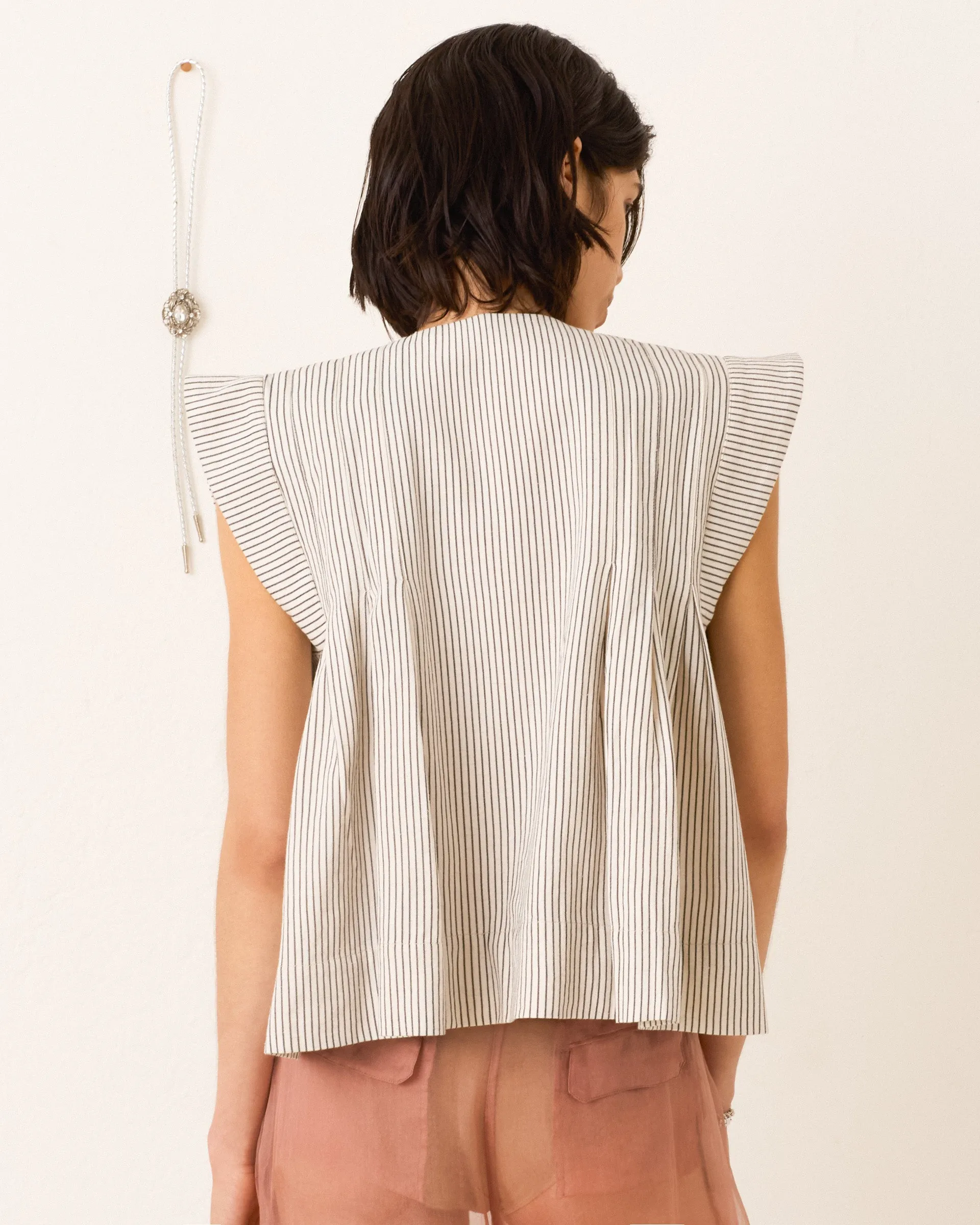 Nadine Butterfly Slate Top sold by Alix of Bohemia product image thumbnail 5